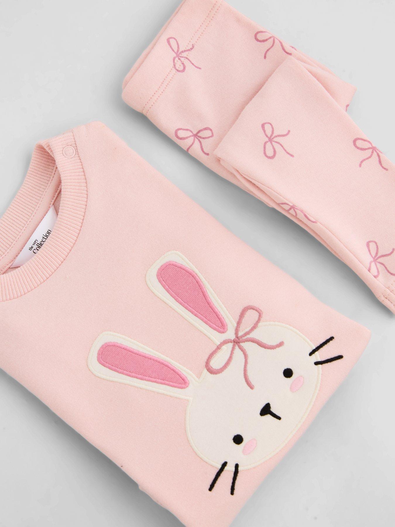 Image 3 of 5 of The Very Collection Baby Girls Bunny Top And Legging Set (3 months - 24 months)