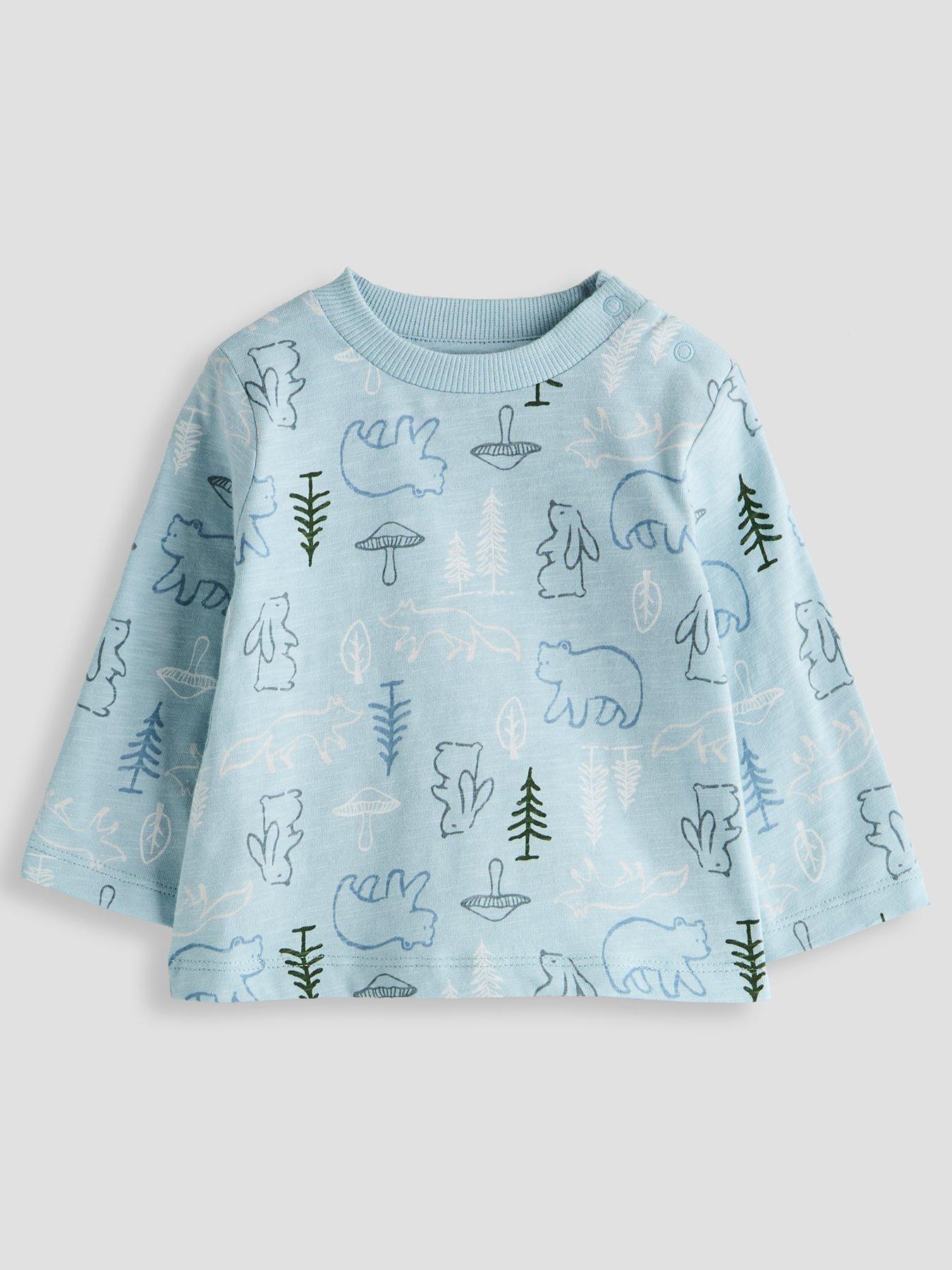 Image 3 of 5 of The Very Collection Baby Boys Woodland 3 Pack Tops (3 months - 24 months)