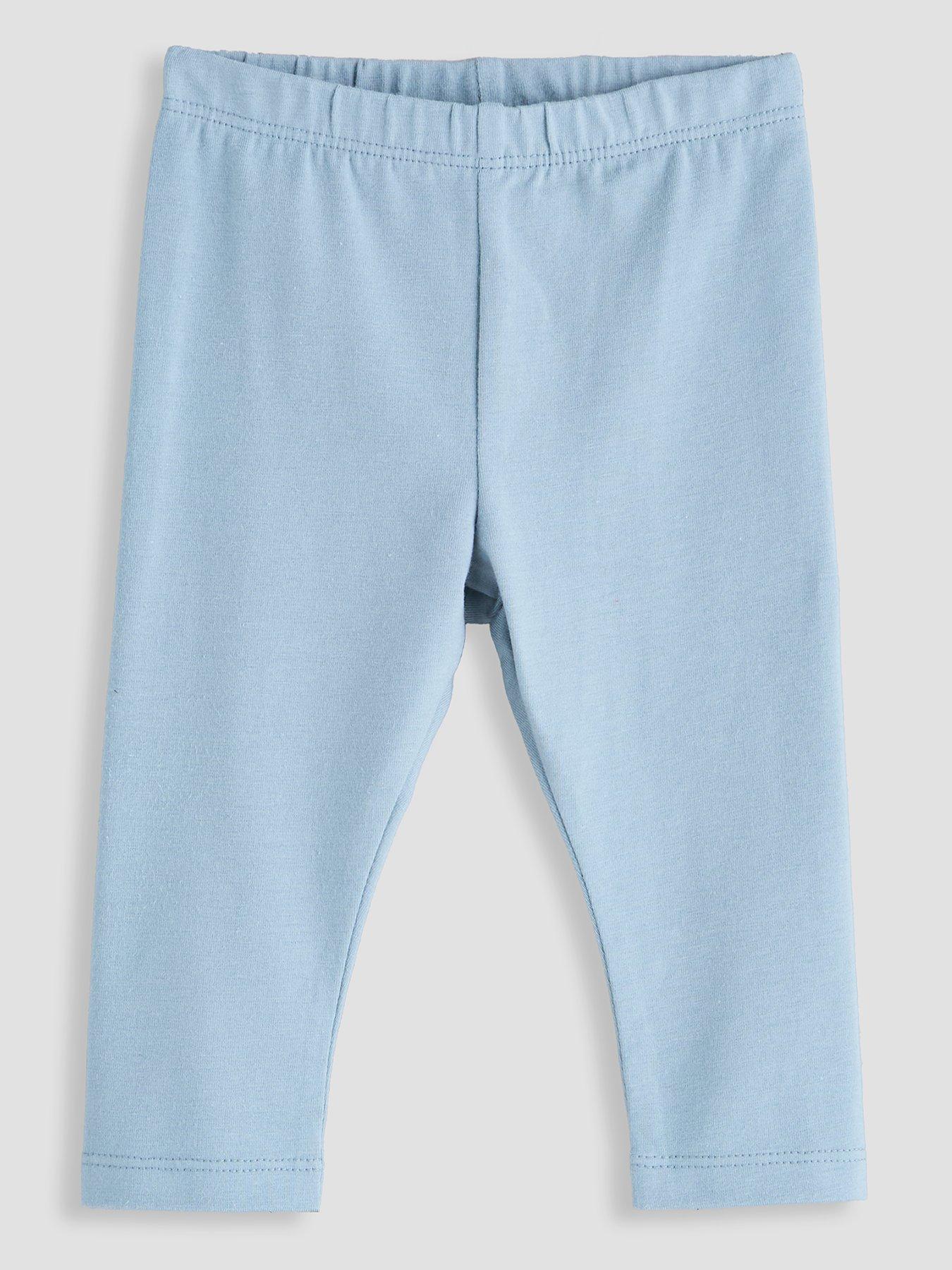 Image 2 of 5 of The Very Collection Baby Boys 3 Pack Woodland Printed Leggings - Blue