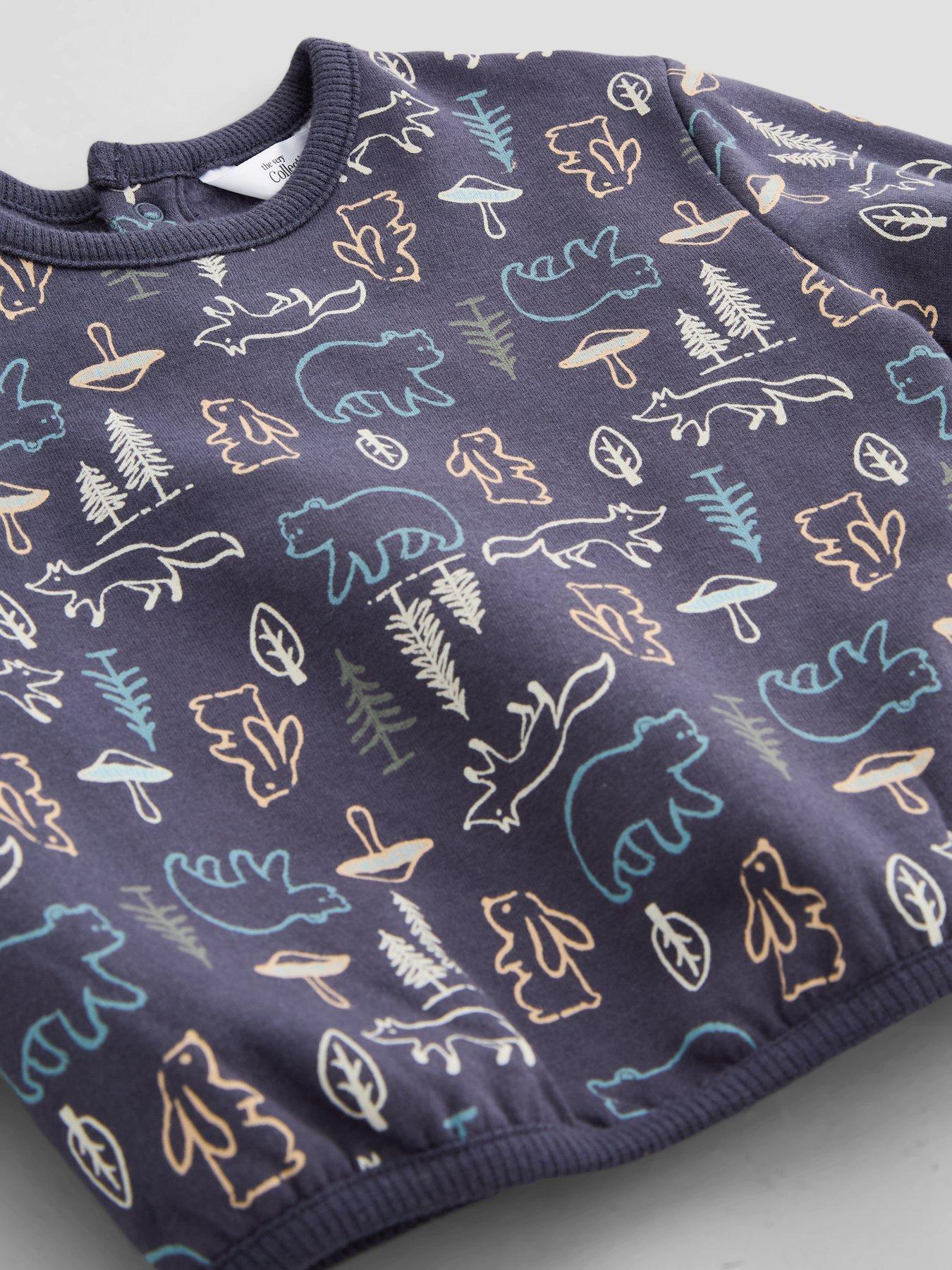 Image 4 of 5 of The Very Collection Baby Boys Woodland Aop Jog Set (3 months - 24 months)