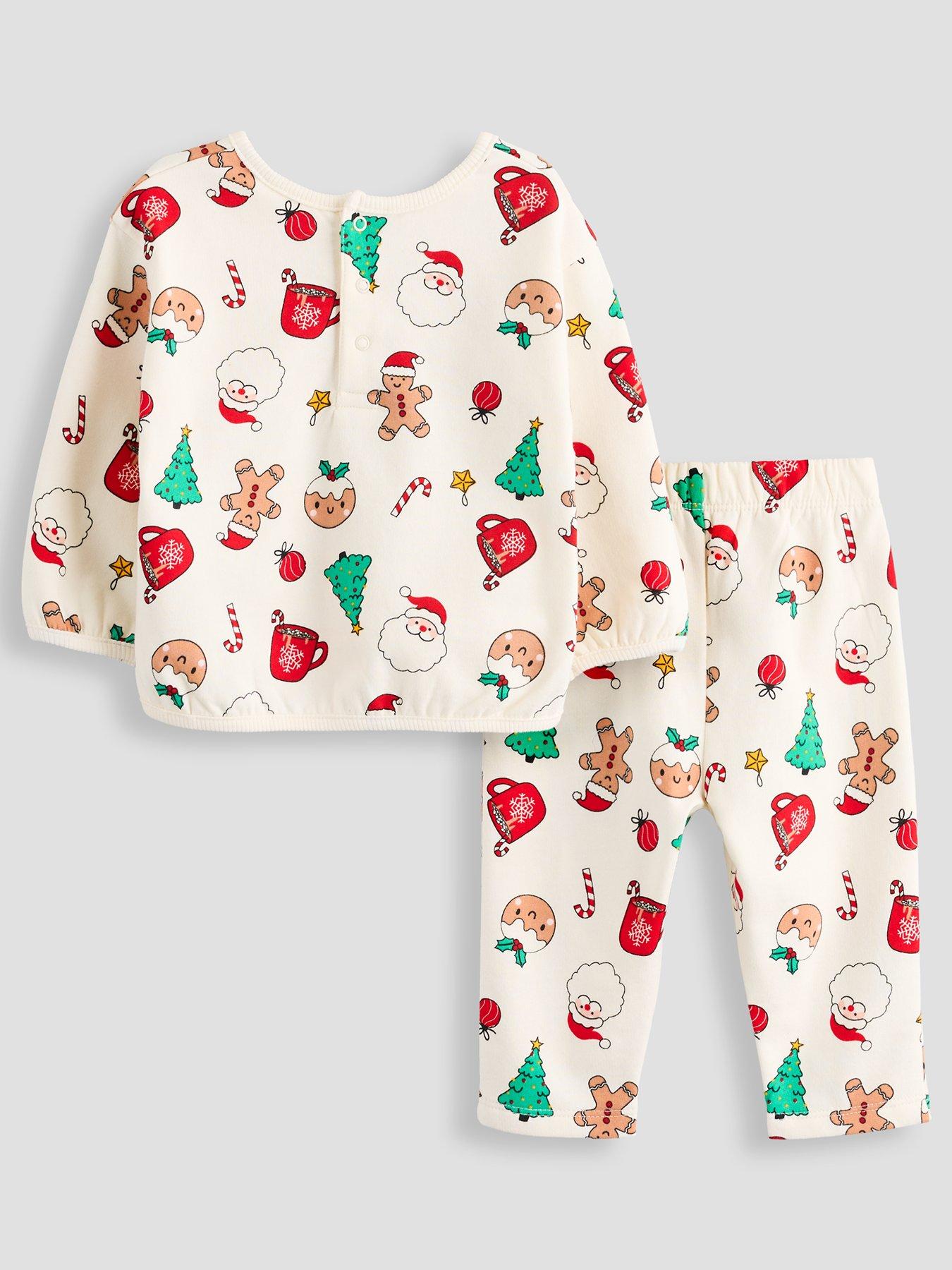 Image 2 of 5 of The Very Collection Baby Unisex Christmas Printed Jog Set (3 months - 24 months) &nbsp;- Multi