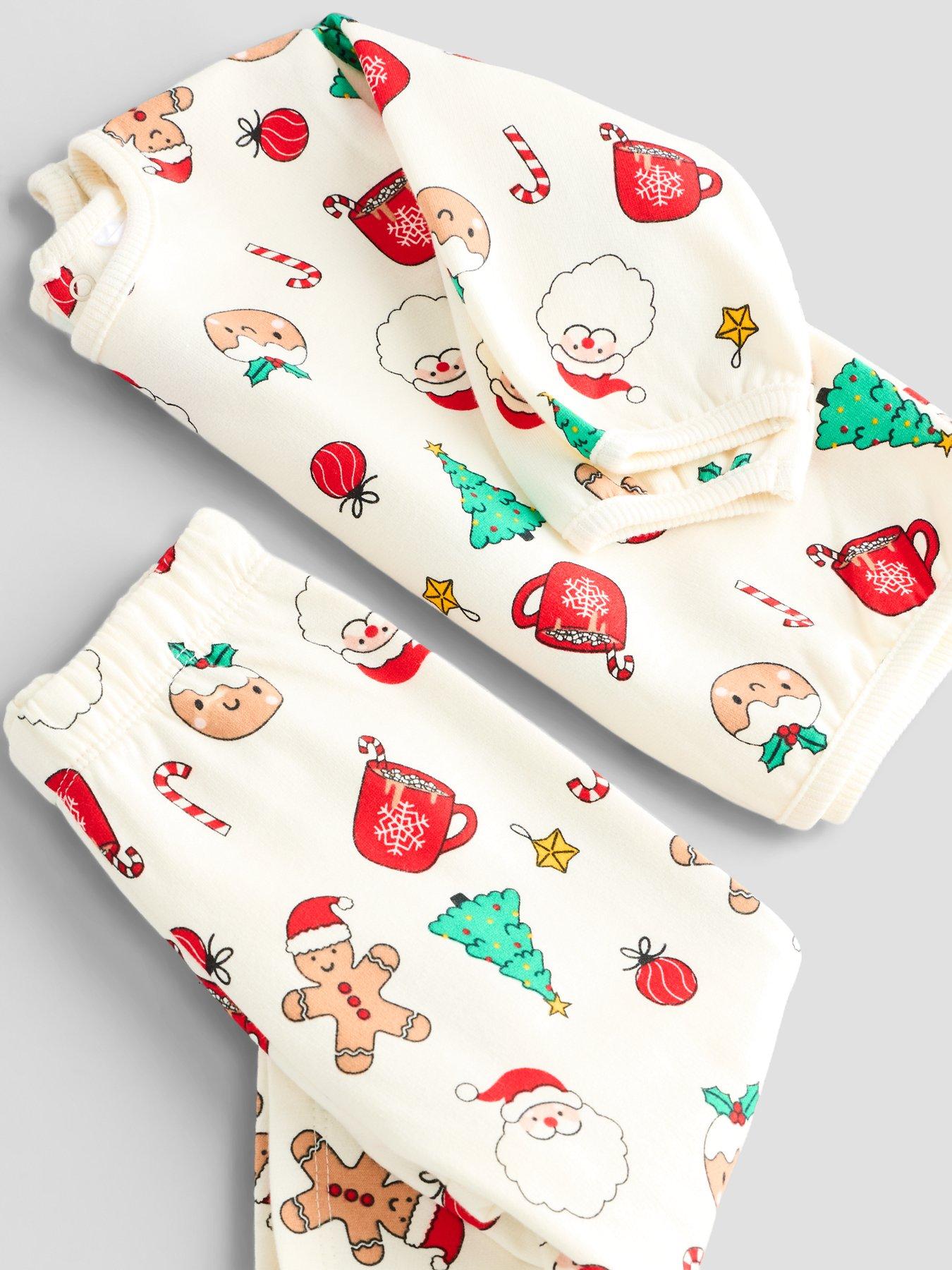Image 3 of 5 of The Very Collection Baby Unisex Christmas Printed Jog Set (3 months - 24 months) &nbsp;- Multi