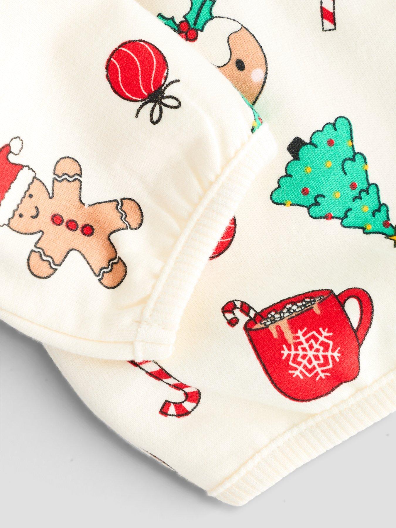 Image 5 of 5 of The Very Collection Baby Unisex Christmas Printed Jog Set (3 months - 24 months) &nbsp;- Multi