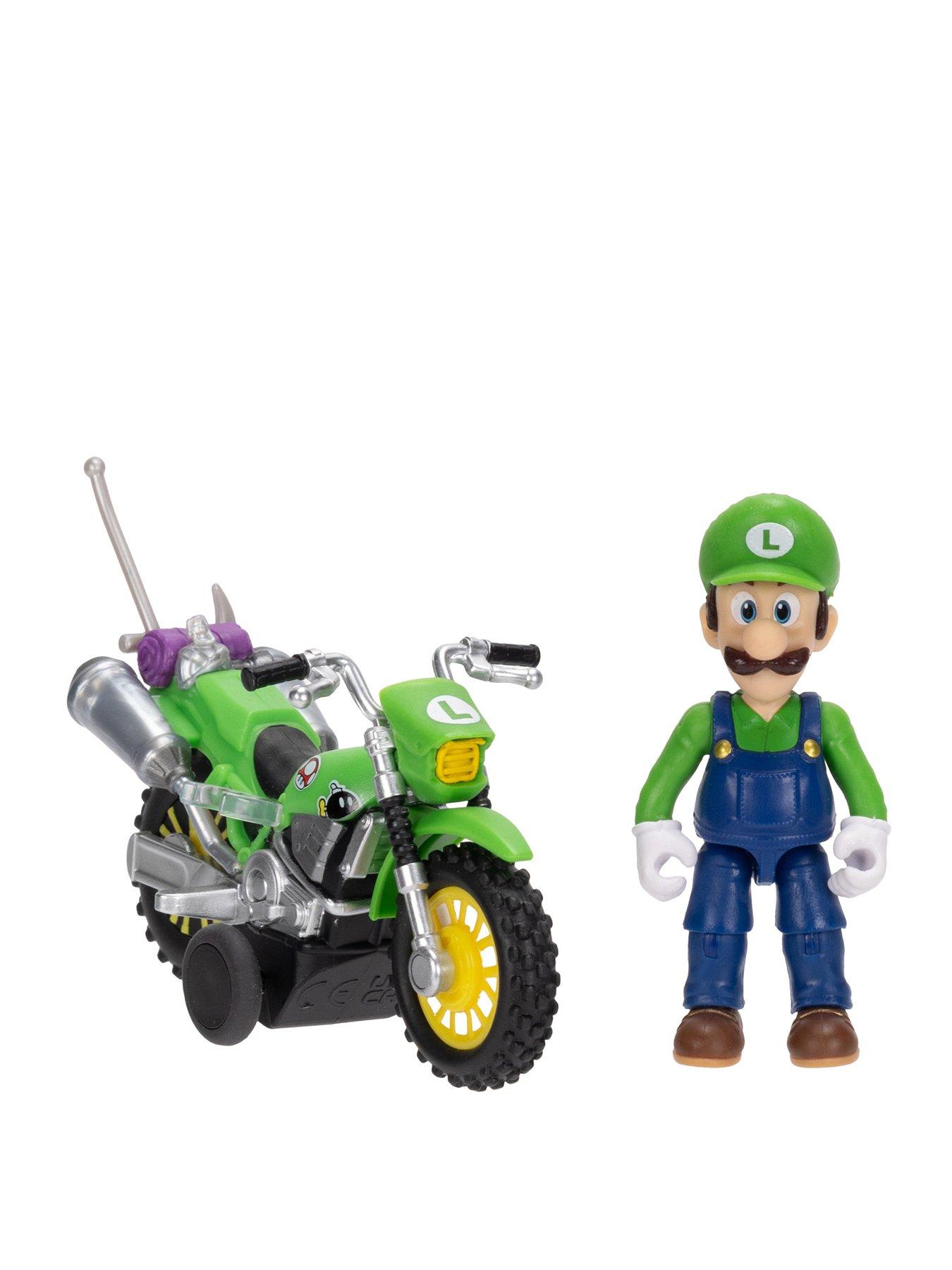 Super Mario SUPER MARIO MOVIE 2 LUIGI FIG + VEHCL 2 W1