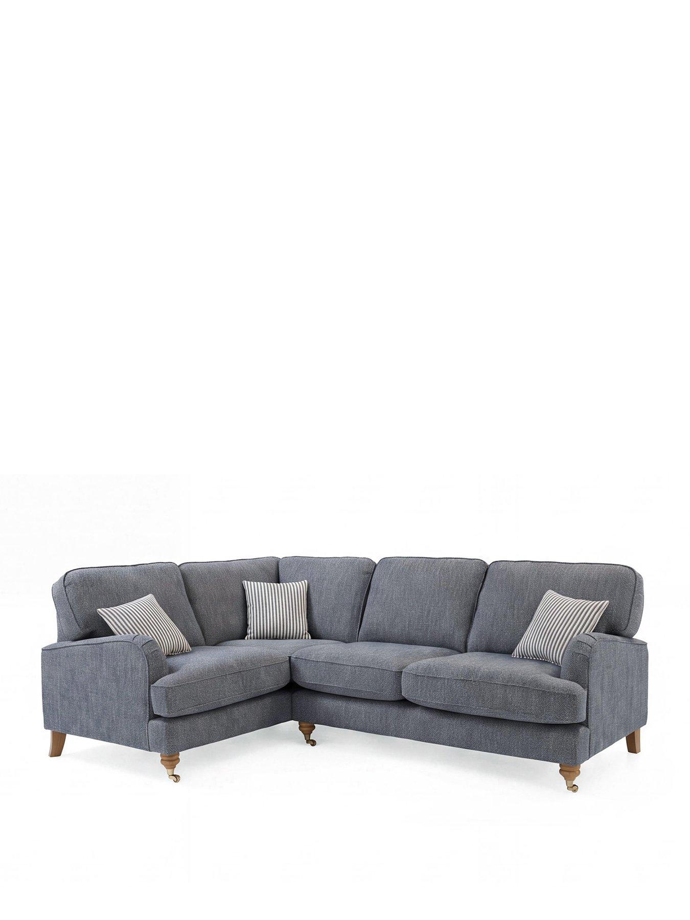 Image 2 of 7 of The Very Collection Bay Plain Left Hand Double Arm Corner Group Sofa - Made to Order in the UK