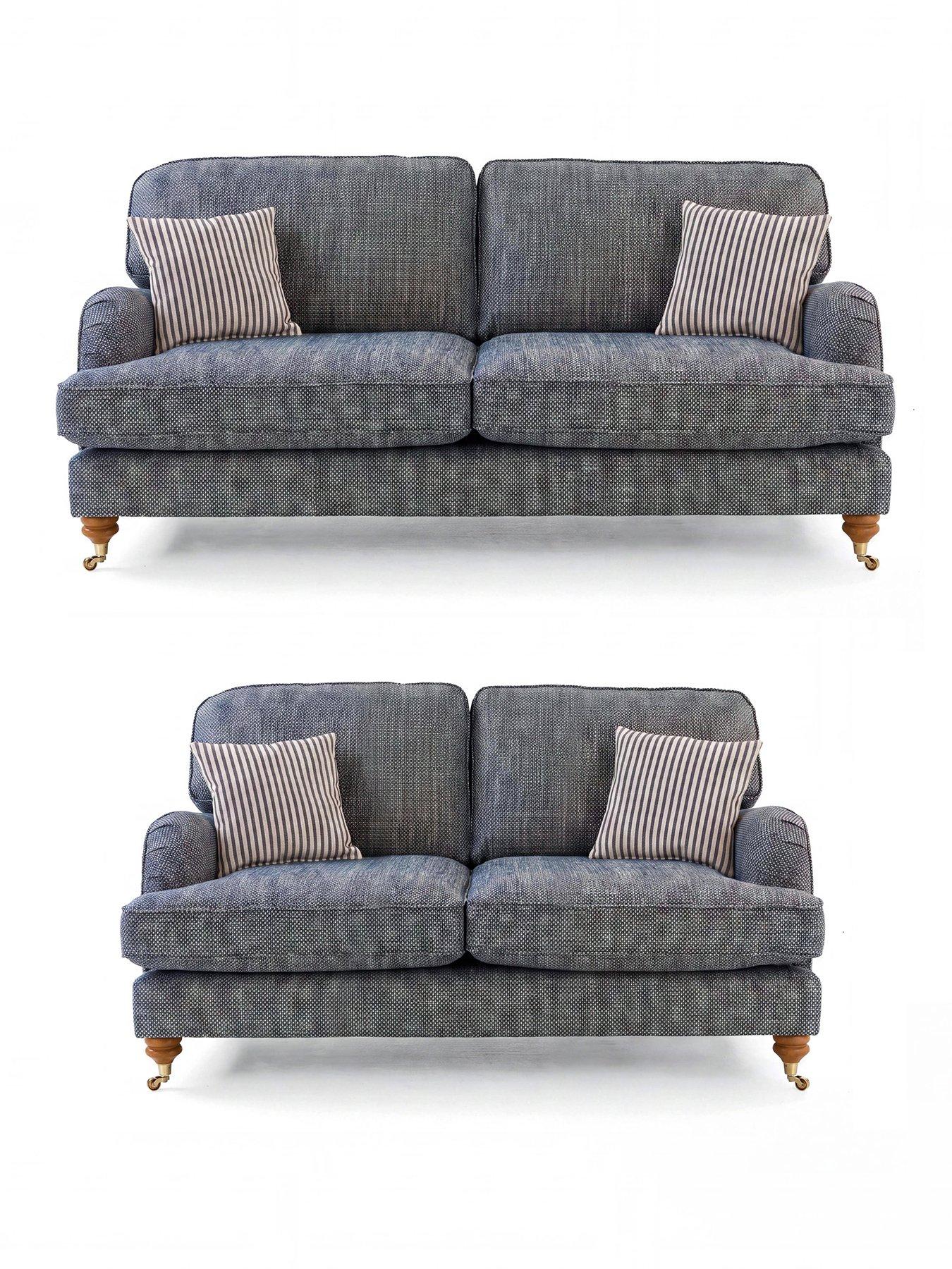 Image 2 of 7 of The Very Collection Bay Plain 3 Seater + 2 Seater Sofa Set (Buy &amp; SAVE!) - Made to Order in the UK