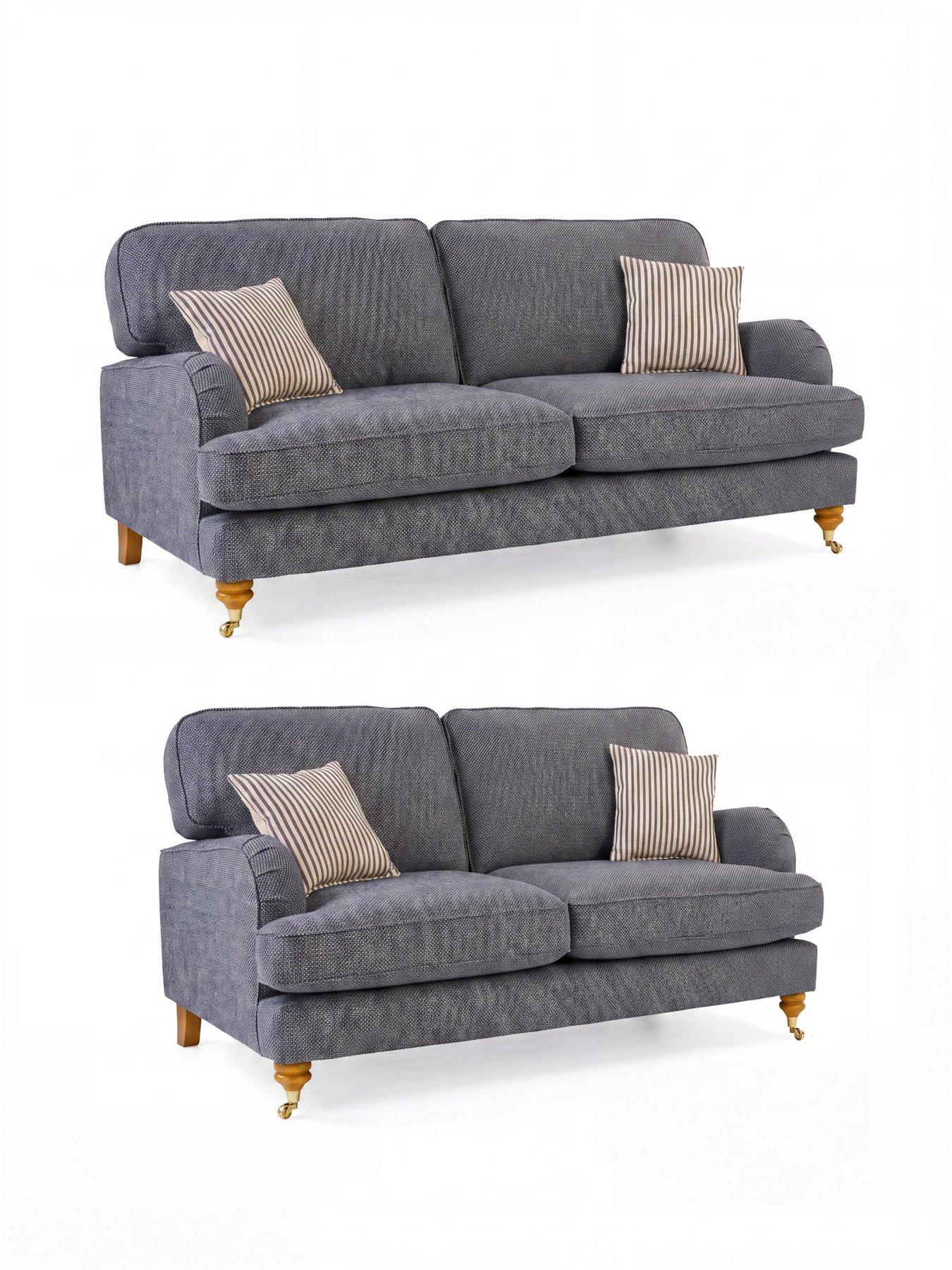 Image 3 of 7 of The Very Collection Bay Plain 3 Seater + 2 Seater Sofa Set (Buy &amp; SAVE!) - Made to Order in the UK