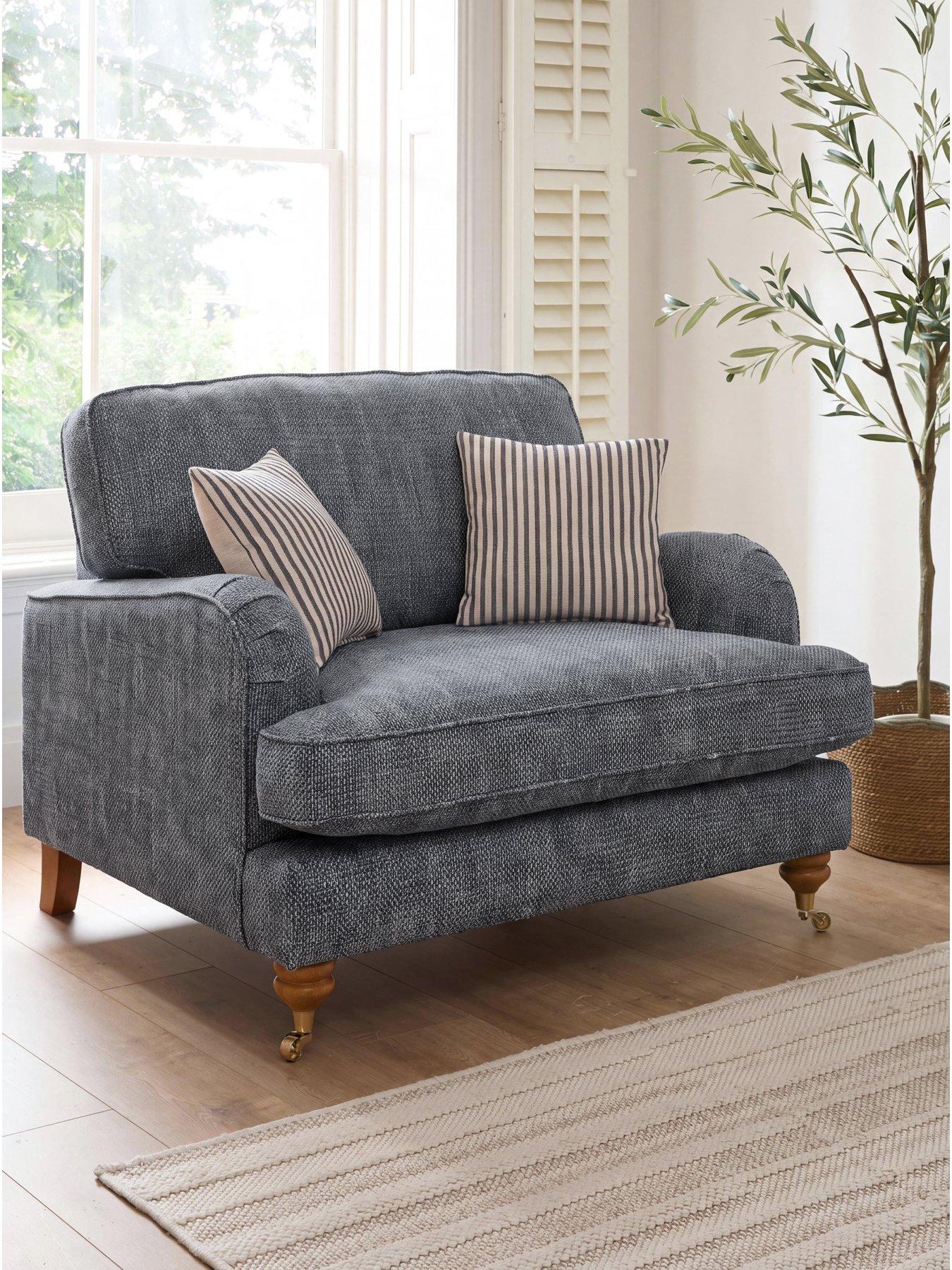 Image 1 of 7 of The Very Collection Bay Plain Snuggle Chair