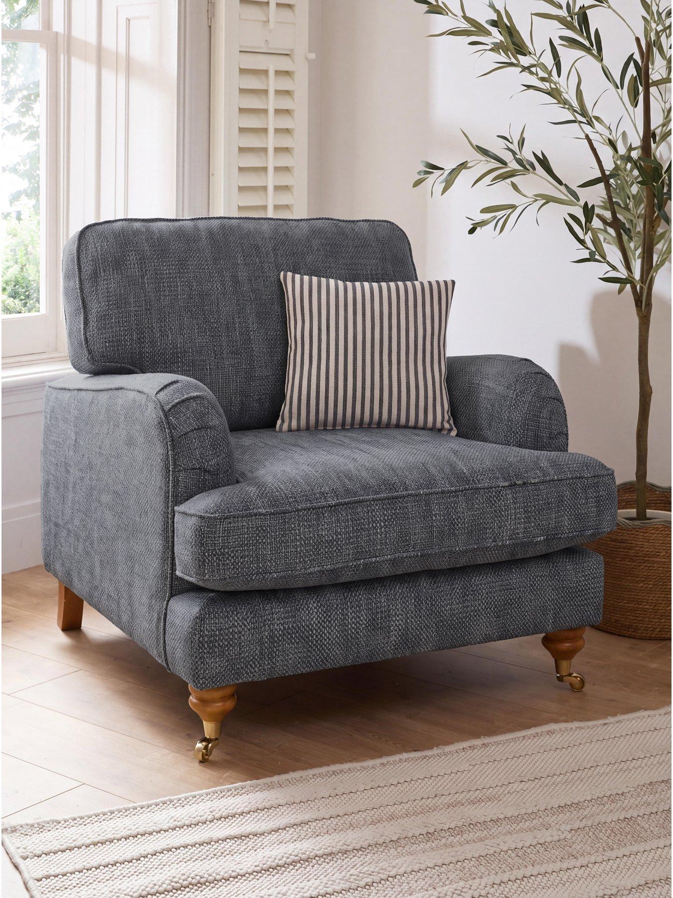 Image 1 of 7 of The Very Collection Bay Plain Armchair - Made to Order in the UK