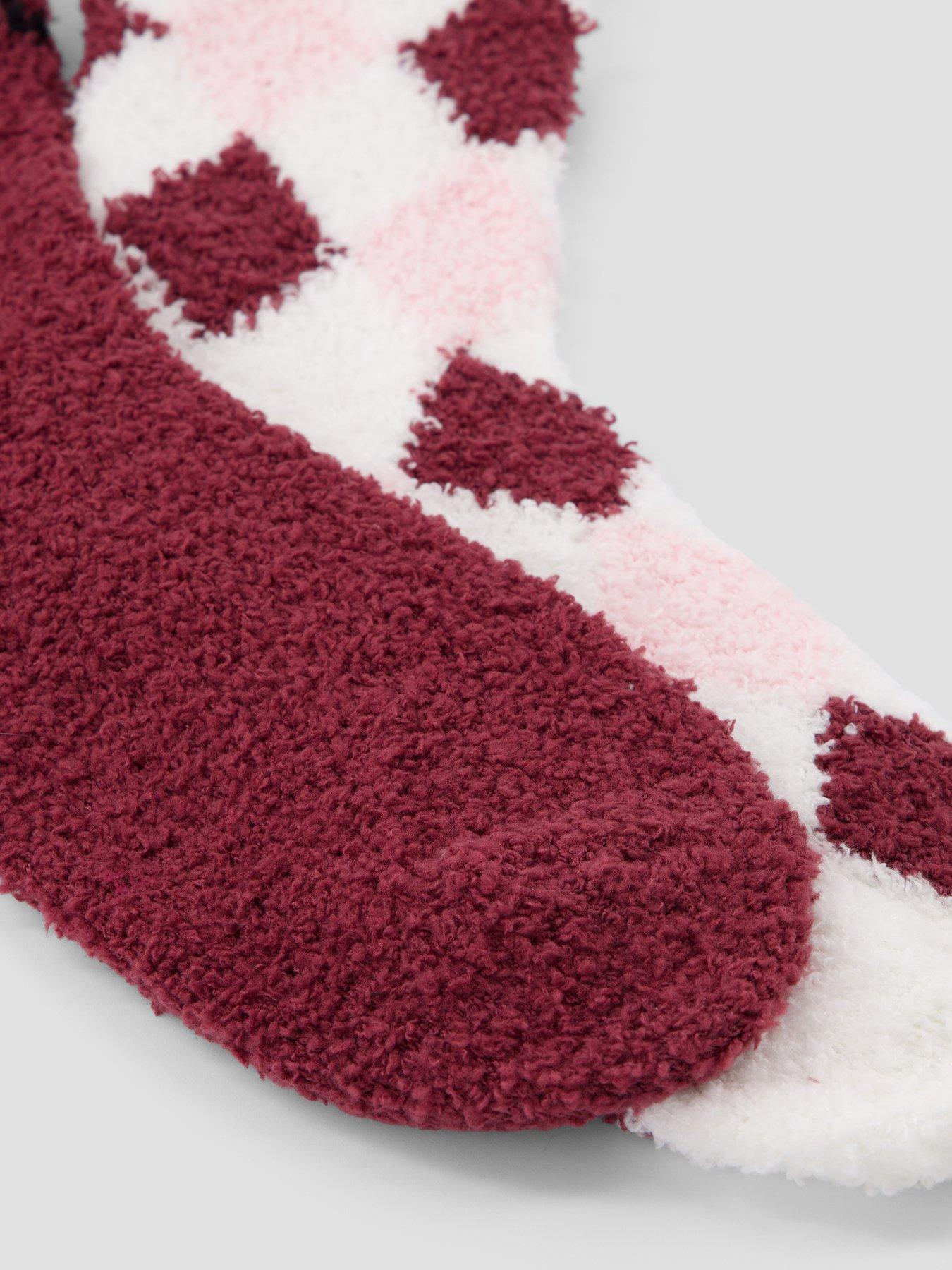Image 5 of 6 of The Very Collection 2 Pack Cosy Argyle Socks