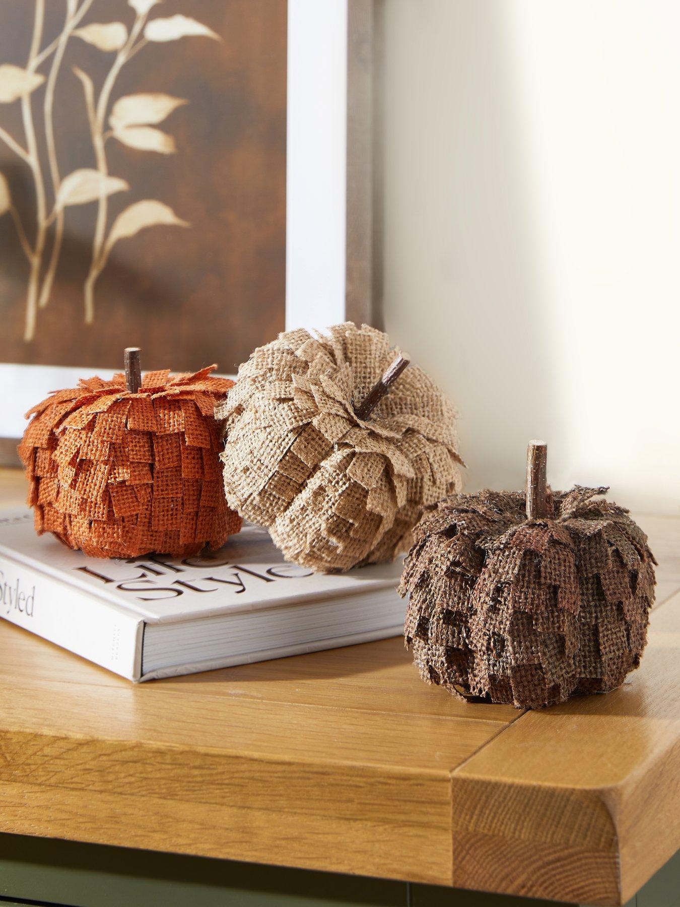Heaven Sends Set Of 3 & Pumpkin Autumn Decorations
