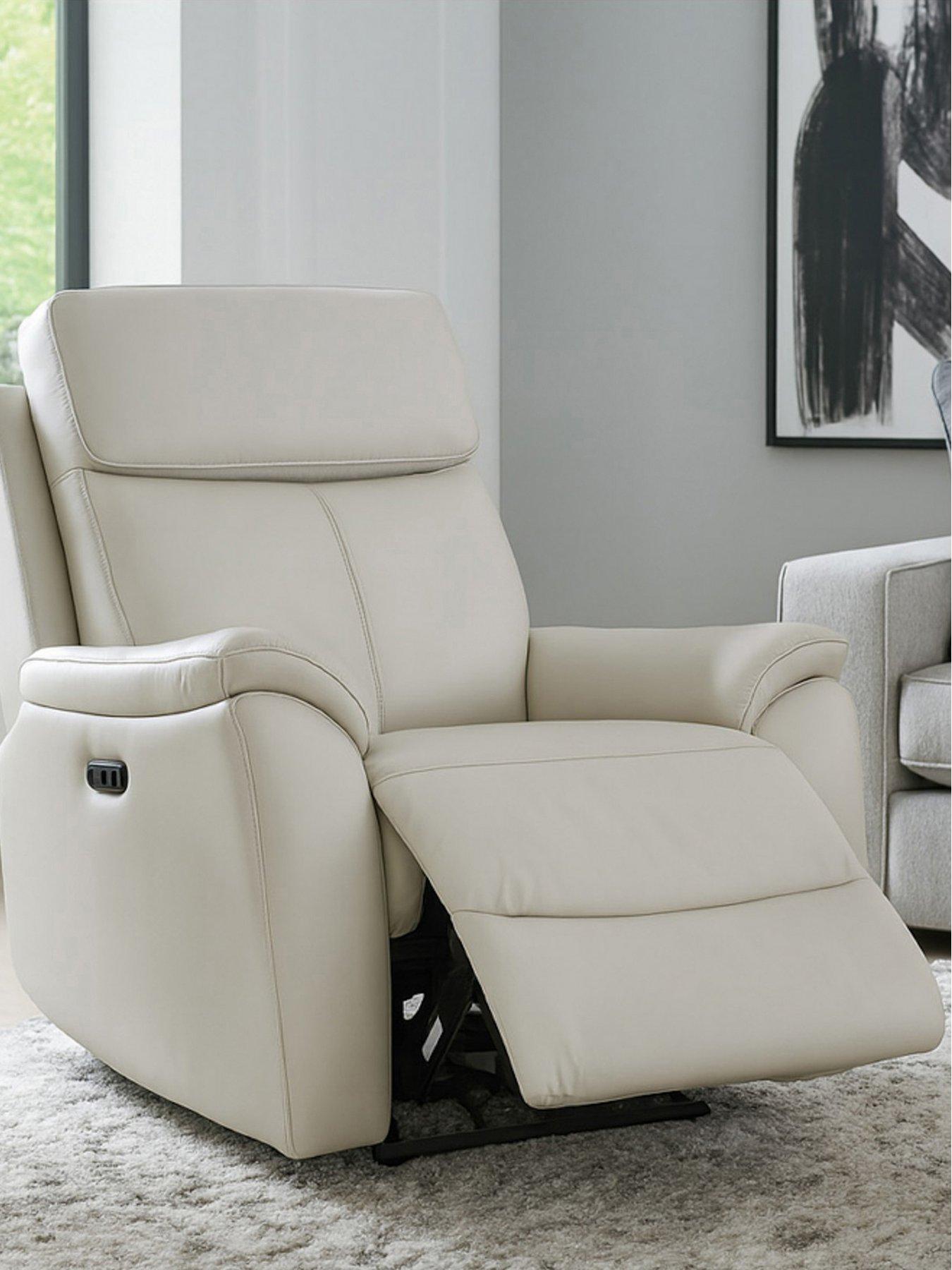 Image 1 of 7 of Aspire Kingsmere Leather Power Recliner - Armchair