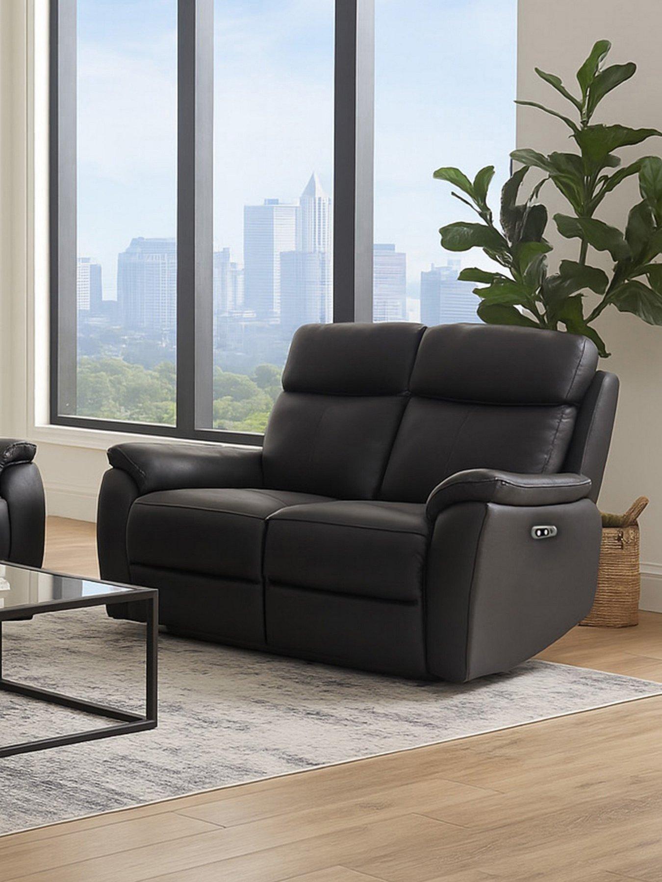 Aspire: Kingsmere Leather Power Recliner - 2 Seater