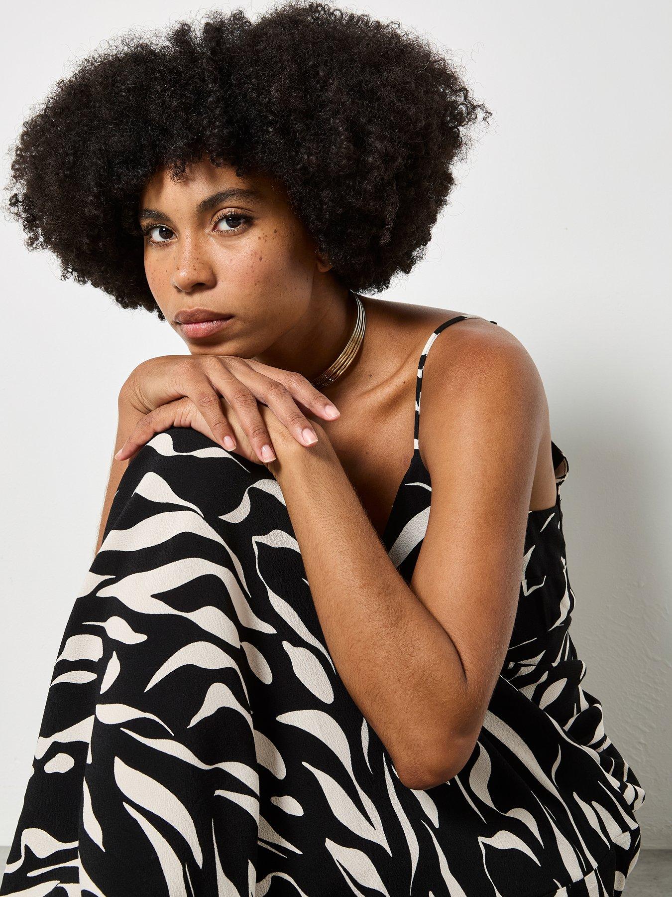 Image 5 of 5 of Apricot Trapse Animal Print Cami Dress