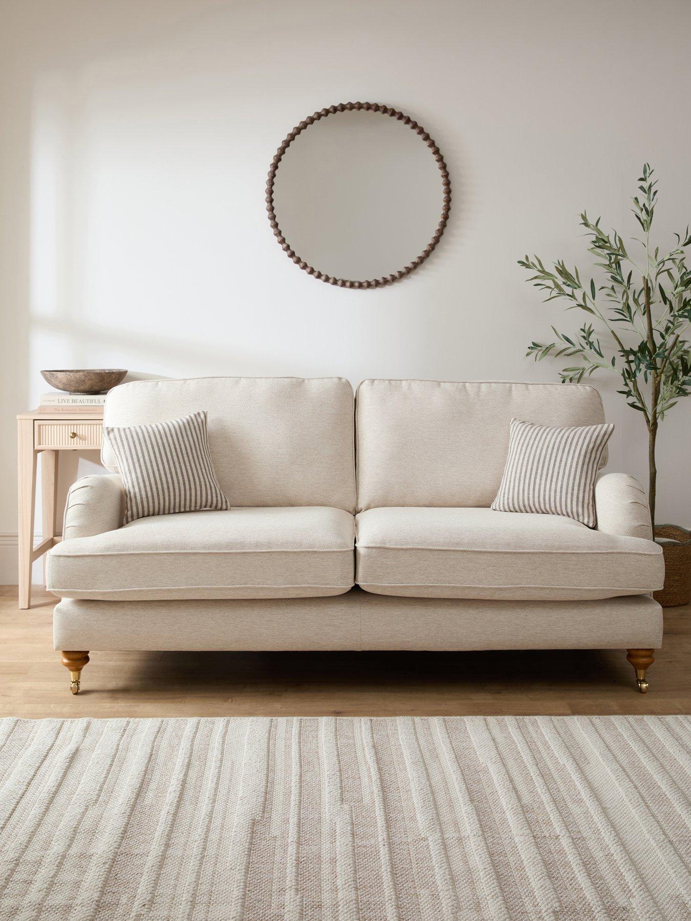 The Very Collection Bay Plain 3 Seater Sofa - Made to Order in the UK