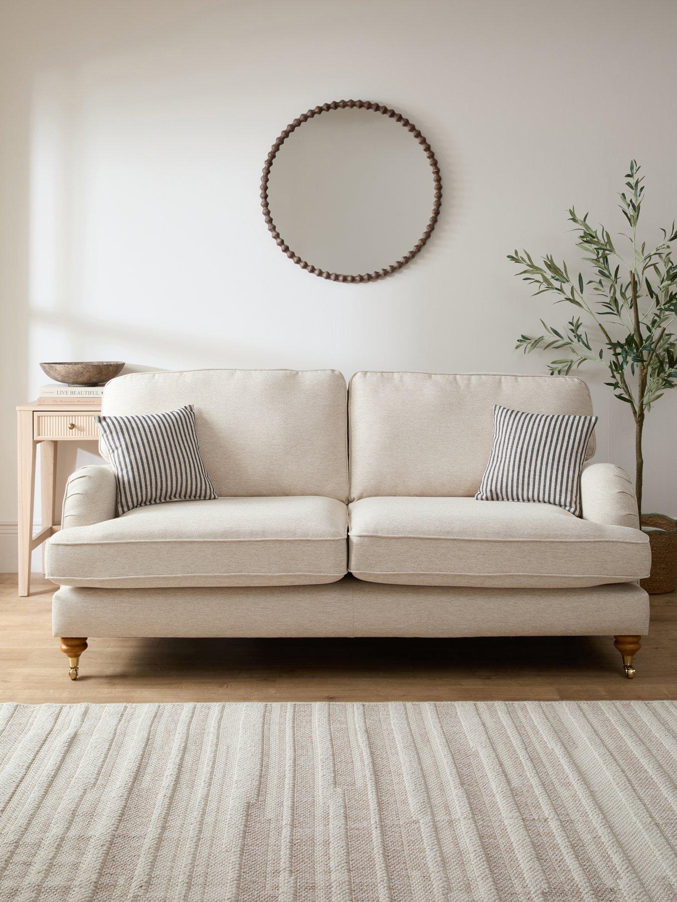 The Very Collection Bay Plain 3 Seater Sofa - Made to Order in the UK