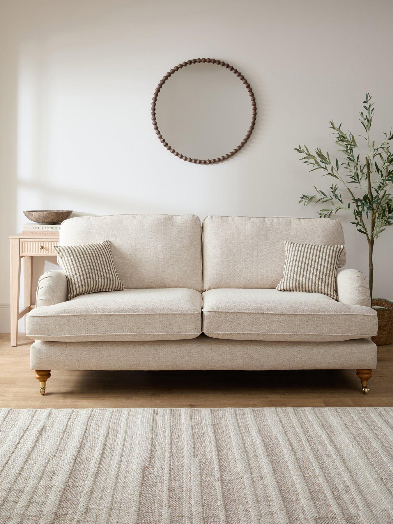 The Very Collection Bay Plain 3 Seater Sofa - Made to Order in the UK