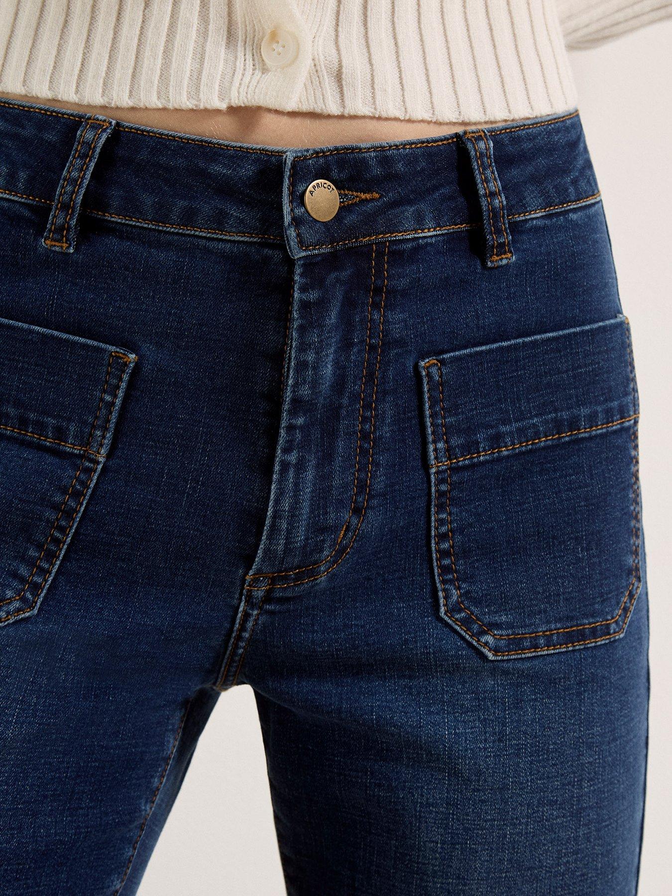 Image 4 of 7 of Apricot Apricot Ani Cropped Pocket Front Jean