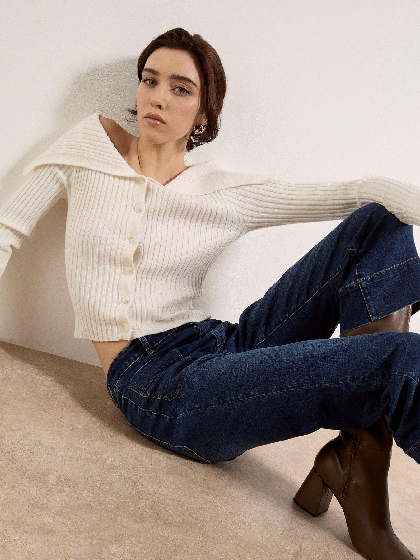 Image 6 of 7 of Apricot Apricot Ani Cropped Pocket Front Jean