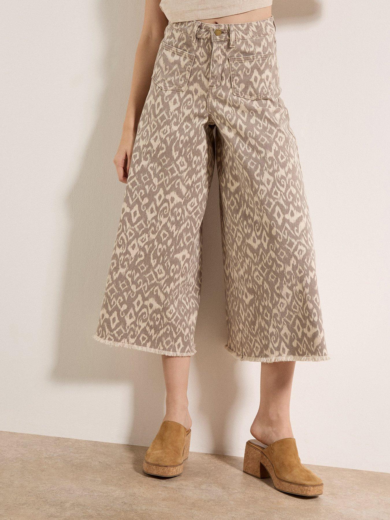 Apricot Apricot Ikat Giana 2pk Wide Leg Jeans