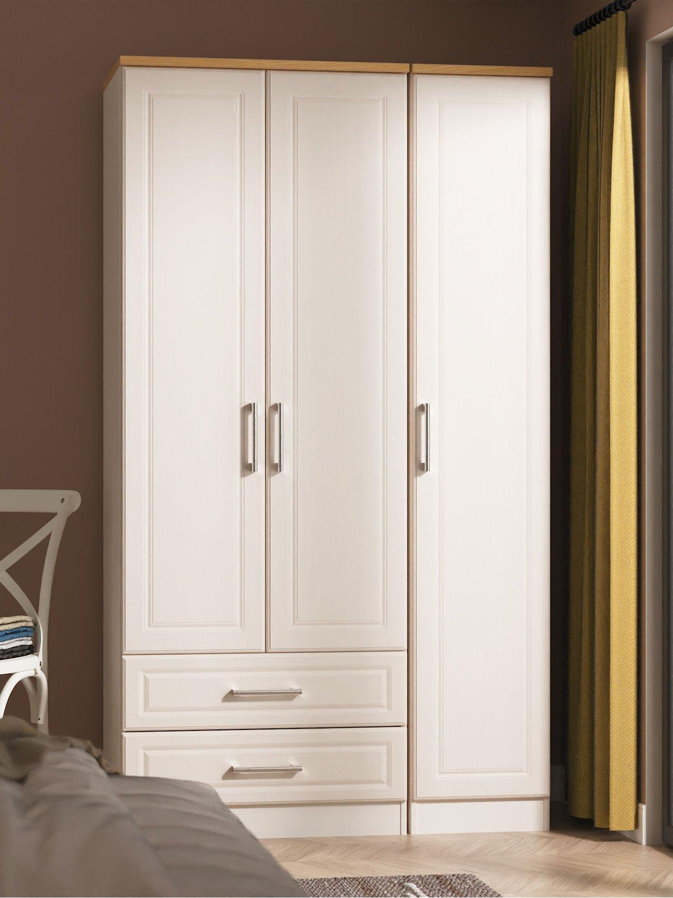 SWIFT Regent 3 Door 2 Drawer Wardrobe Ready Assembled