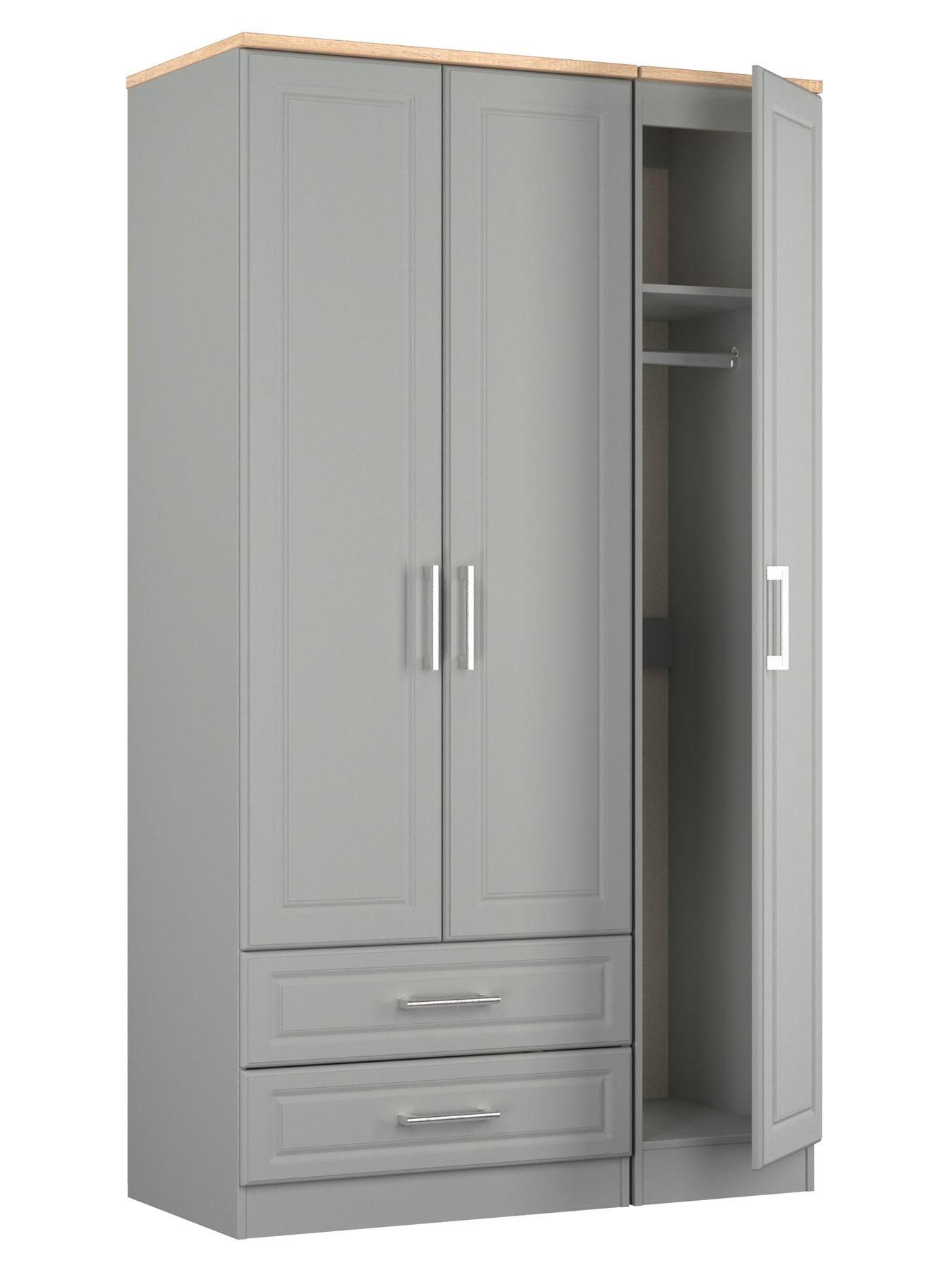 Image 5 of 7 of SWIFT Regent 3 Door 2 Drawer Wardrobe Ready Assembled