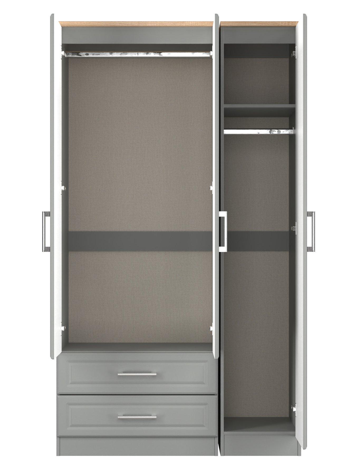 Image 7 of 7 of SWIFT Regent 3 Door 2 Drawer Wardrobe Ready Assembled