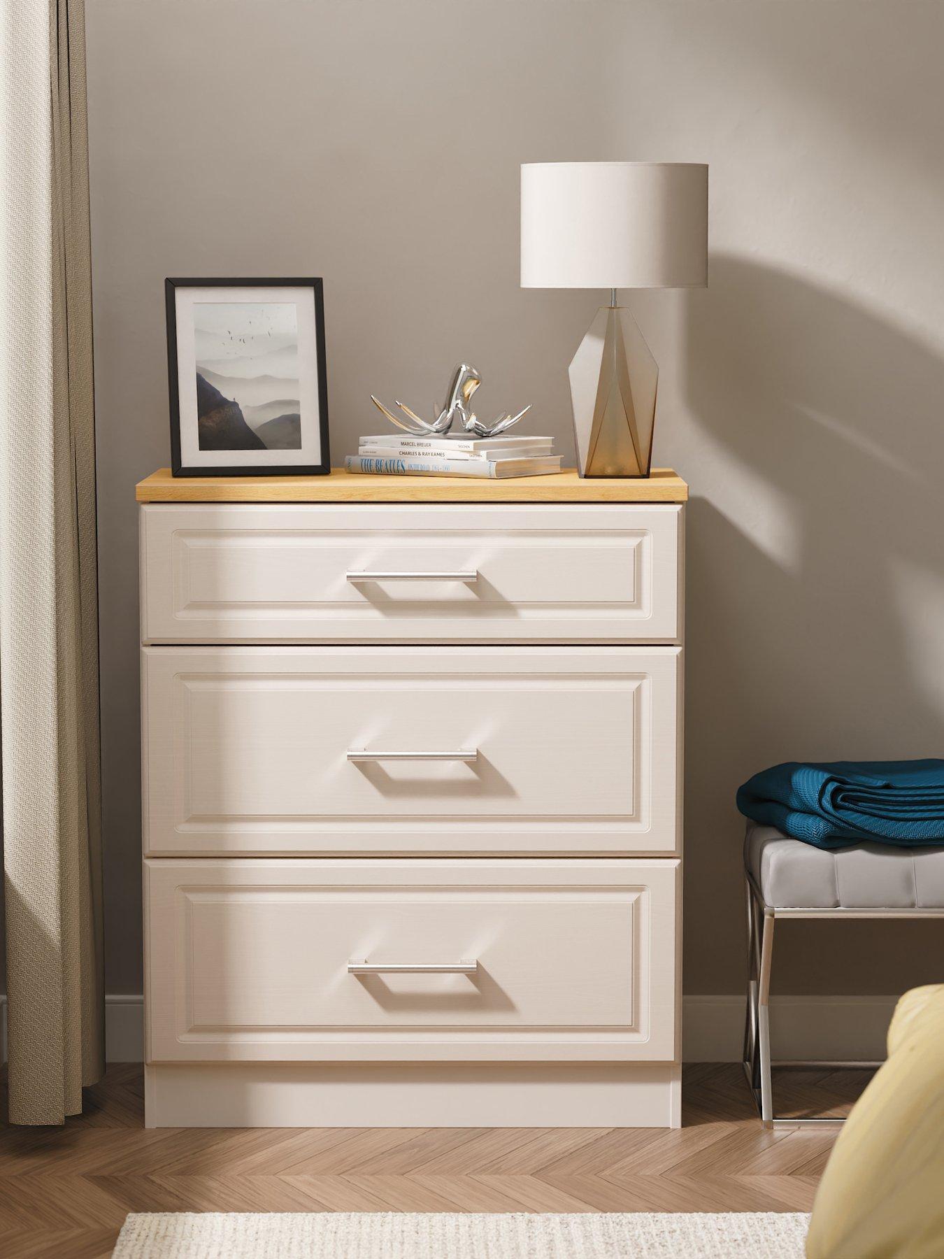 SWIFT Regent 3 Drawer Deep Chest Ready Assembled