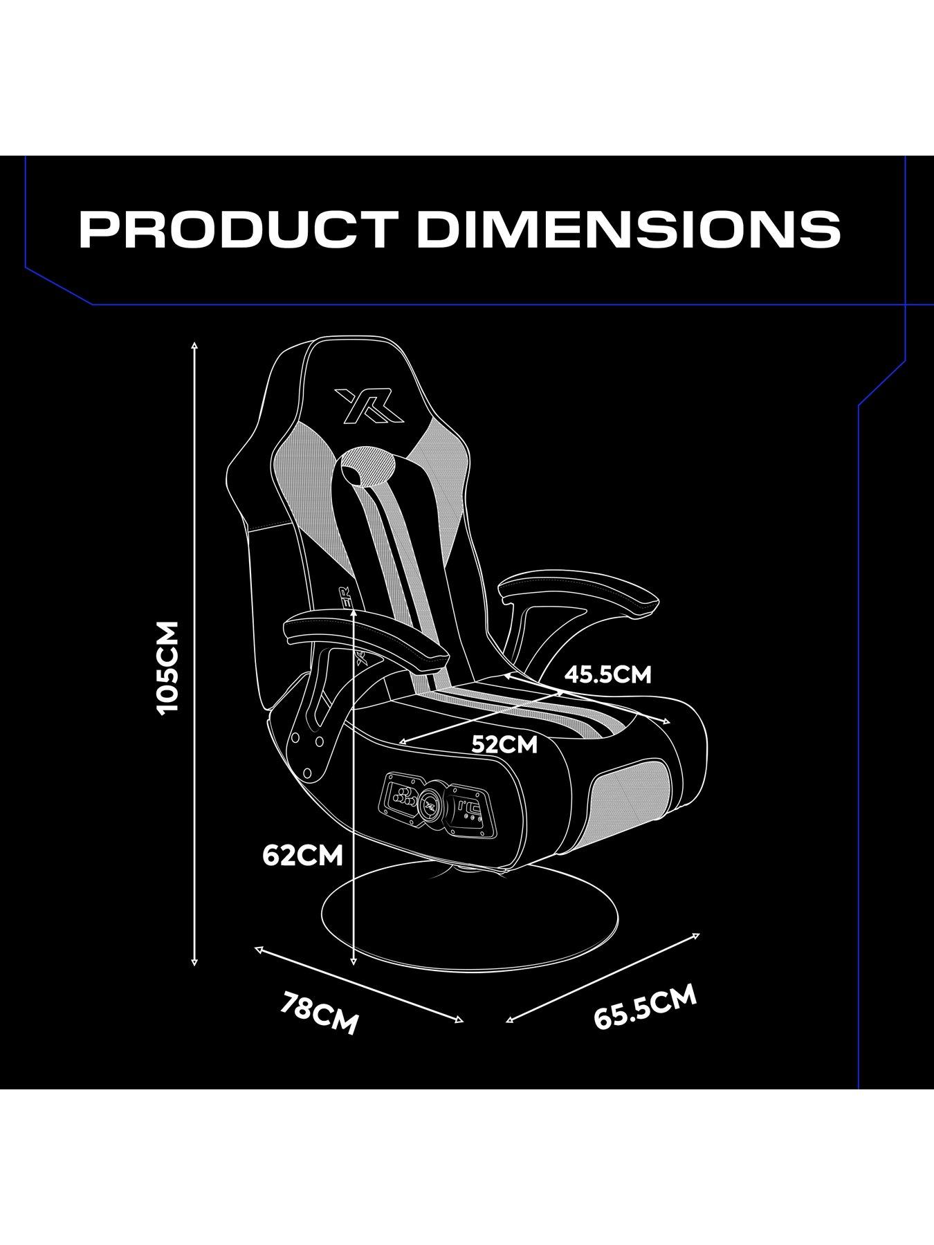 X Rocker Torque 2.1 Bluetooth Pedestal Gaming Chair - Blue | Very
