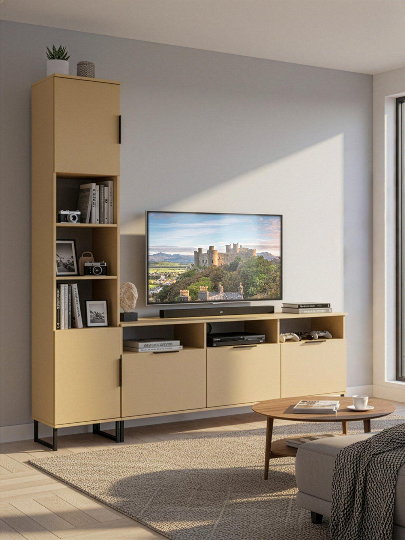 Image 1 of 6 of SWIFT Emerson Left Hand Media Unit Ready Assembled