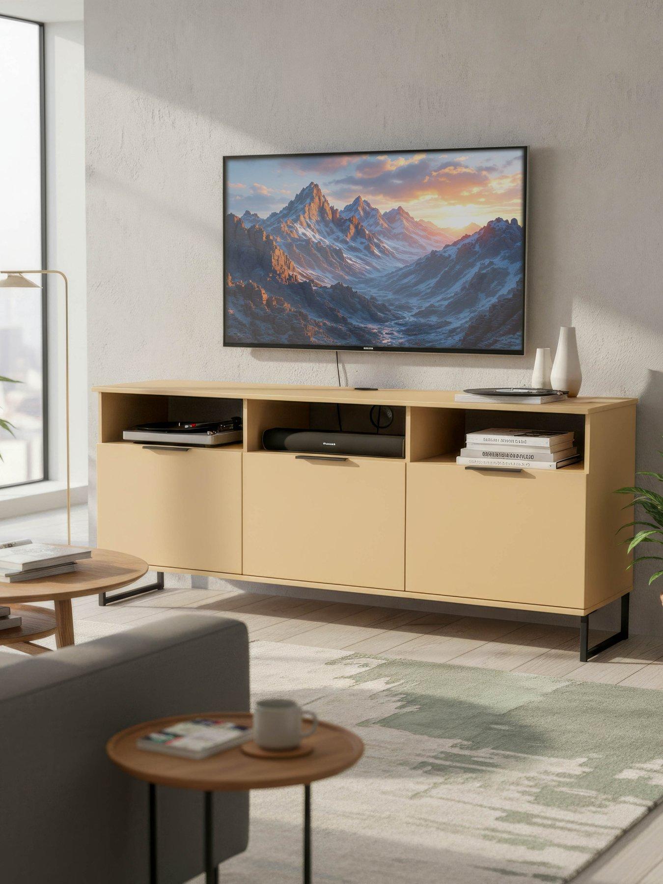 Image 1 of 6 of SWIFT Emerson Large Tv Media Unit Ready Assembled