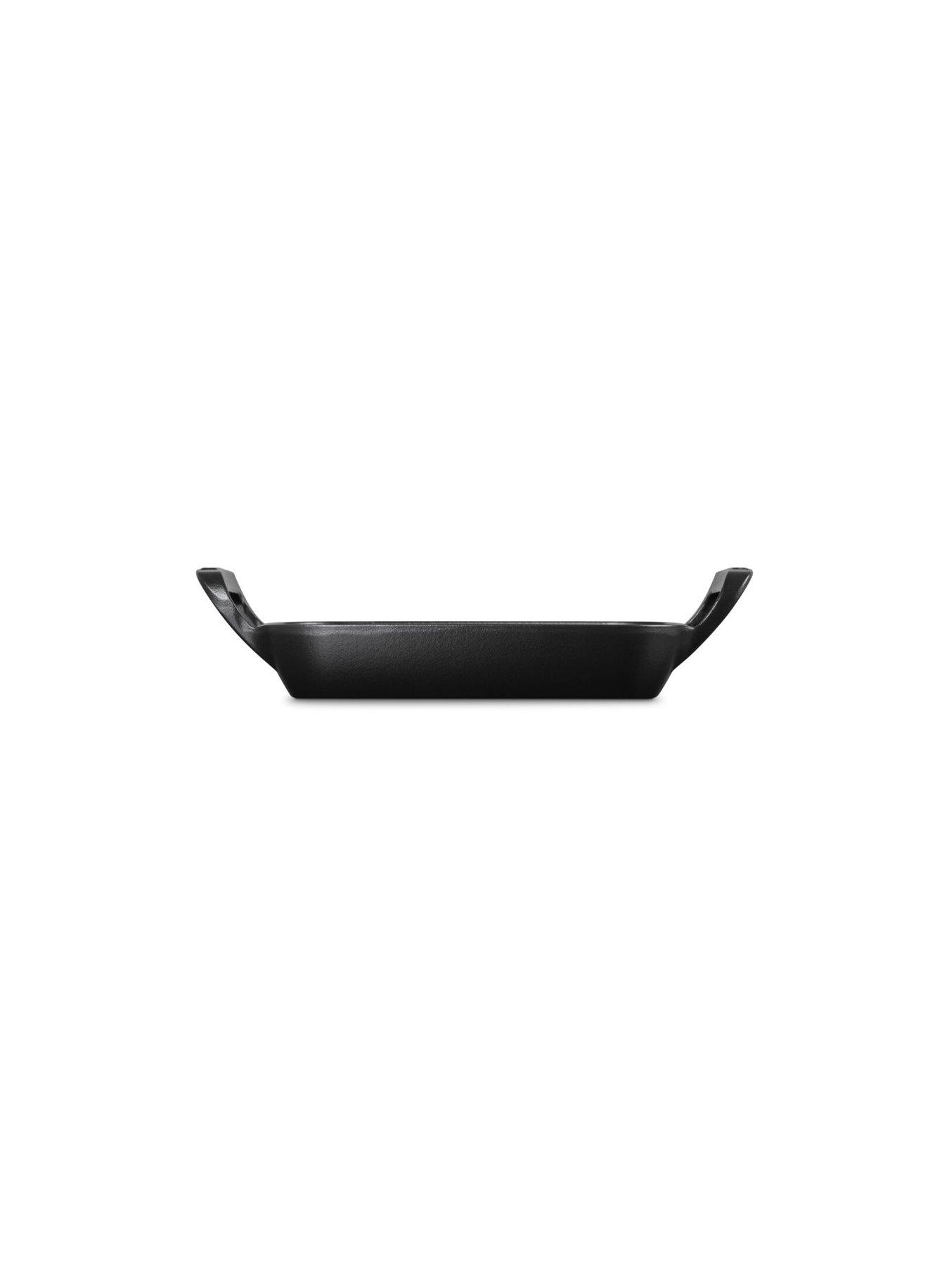 Image 4 of 6 of Le Creuset Cast Iron Bbq Square Grill 26cm Satin Black