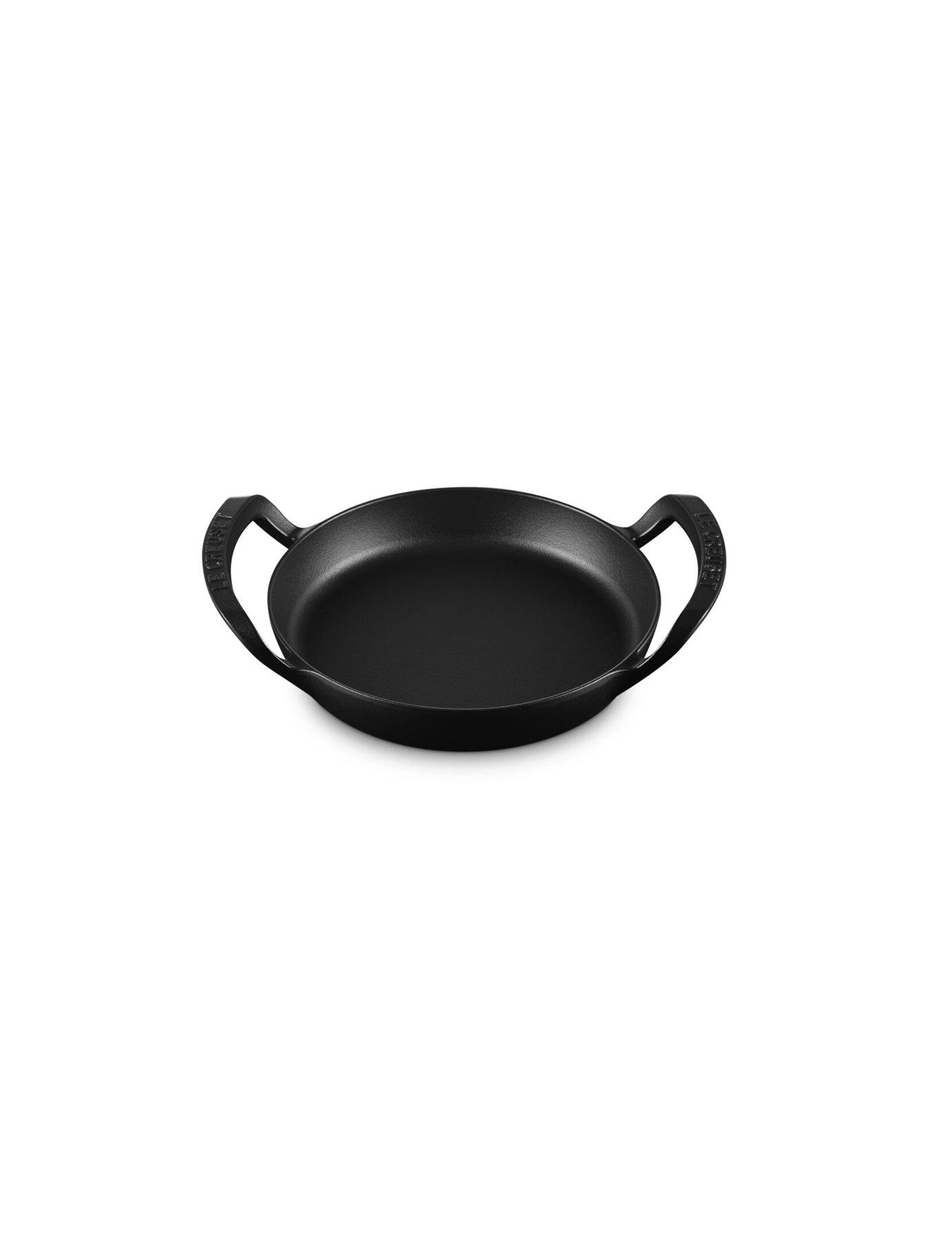 Image 3 of 6 of Le Creuset Cast Iron Bbq Round Skillet 25cm Satin Black