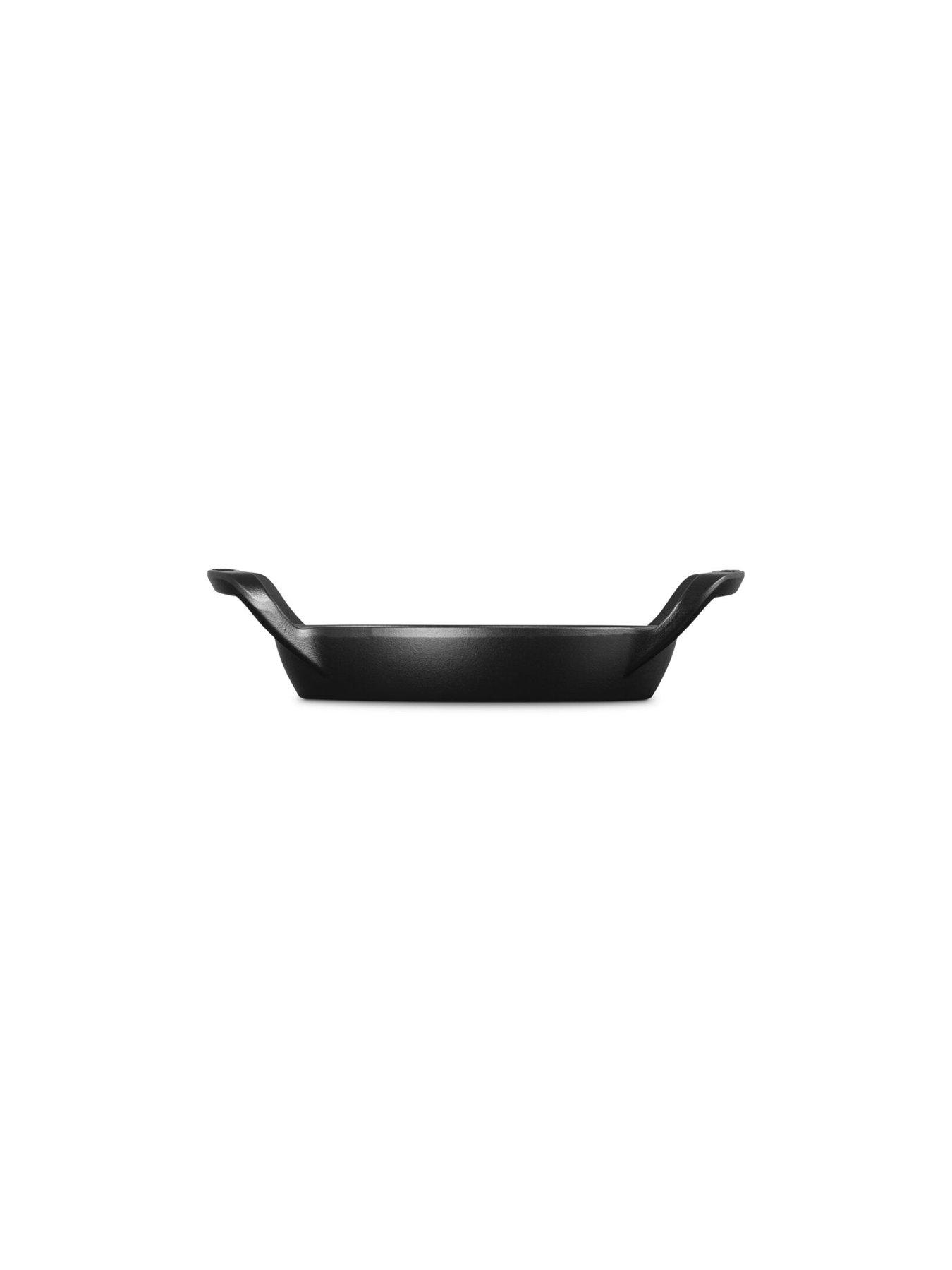 Image 4 of 6 of Le Creuset Cast Iron Bbq Round Skillet 25cm Satin Black