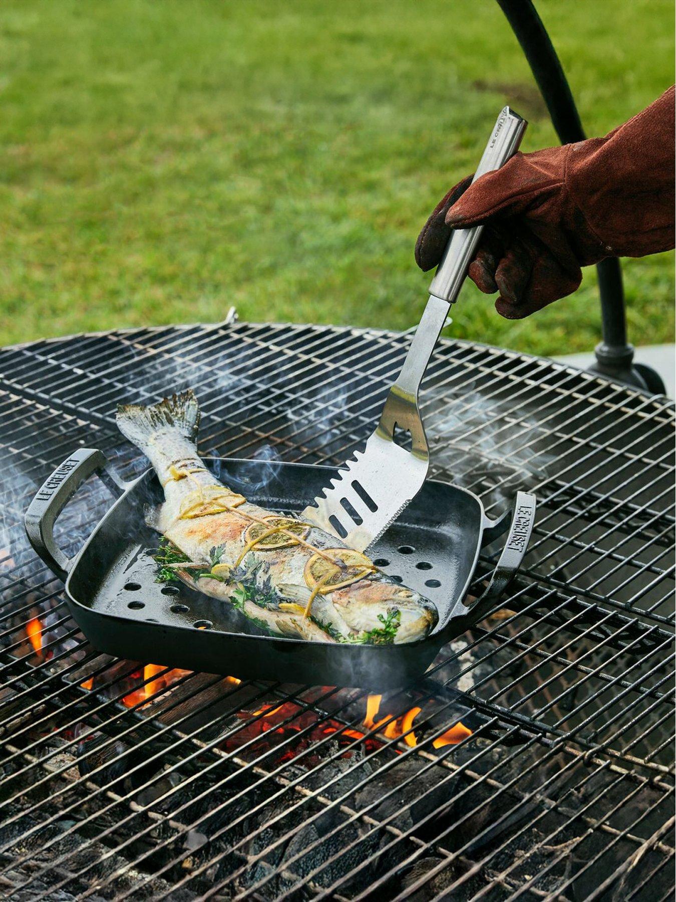 Le Creuset Stainless Steel Bbq Slotted Turner Spatula