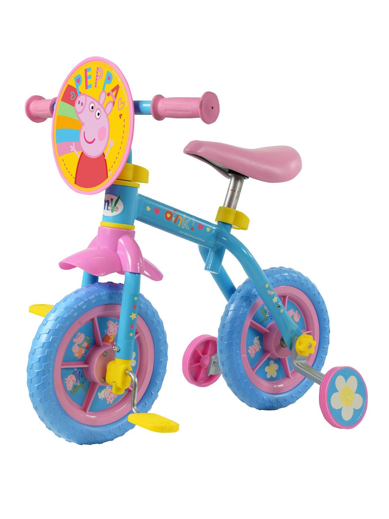 Peppa Pig My First 2-in-1 10" Training Bike