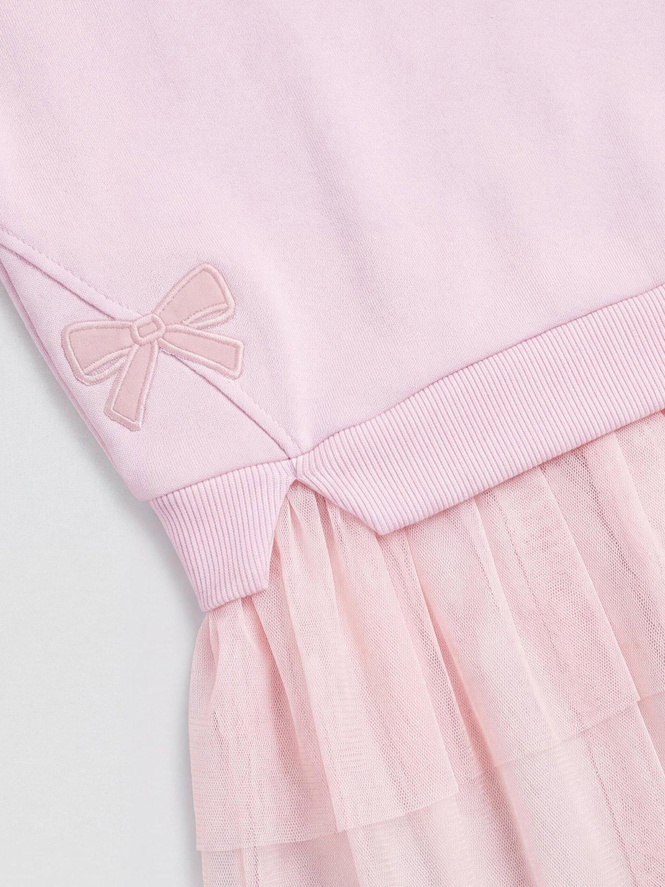 Image 3 of 3 of The Very Collection Girls Sweat Tulle Dress