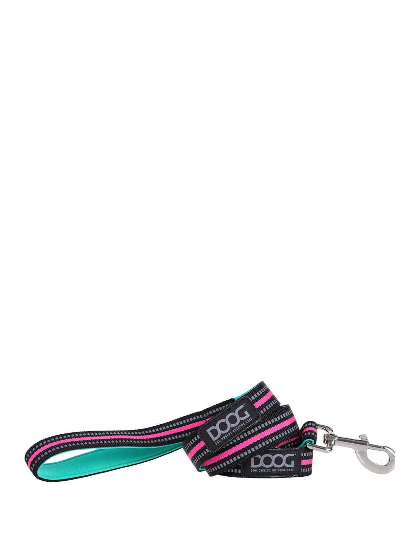 Doog Clipit Lead - Pink  &  Green