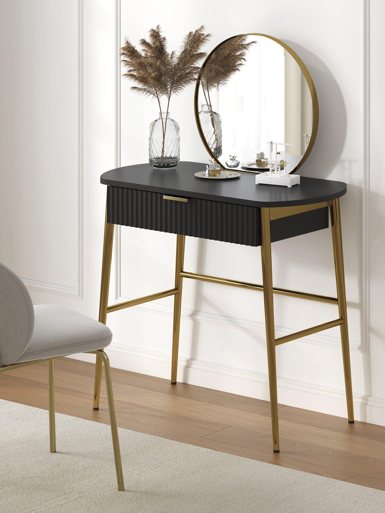 Image 1 of 5 of The Very Collection Cora Compact Dressing Table & Mirror