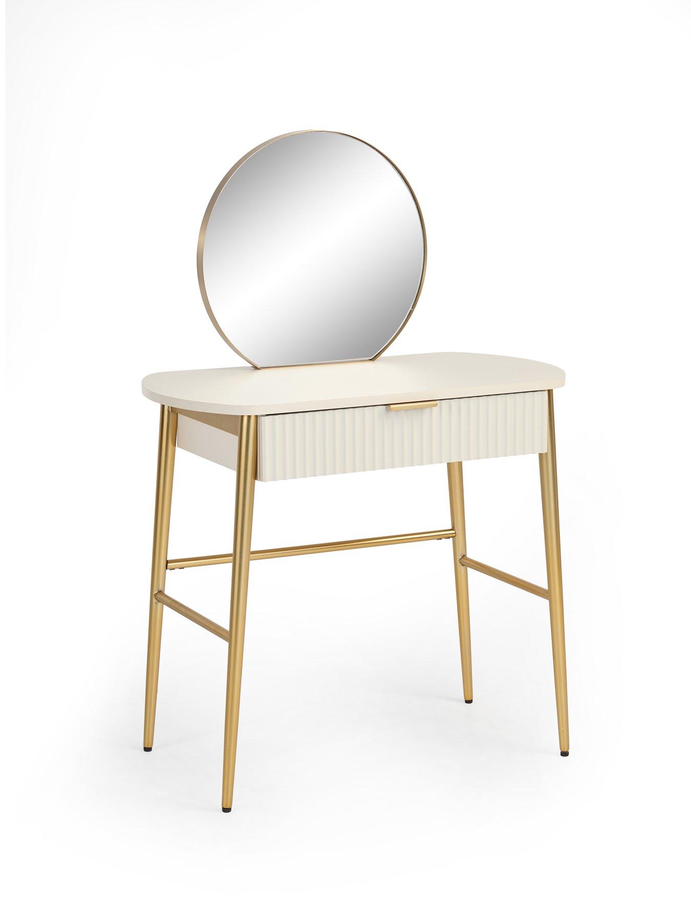 Image 3 of 7 of The Very Collection Cora Compact Dressing Table & Mirror