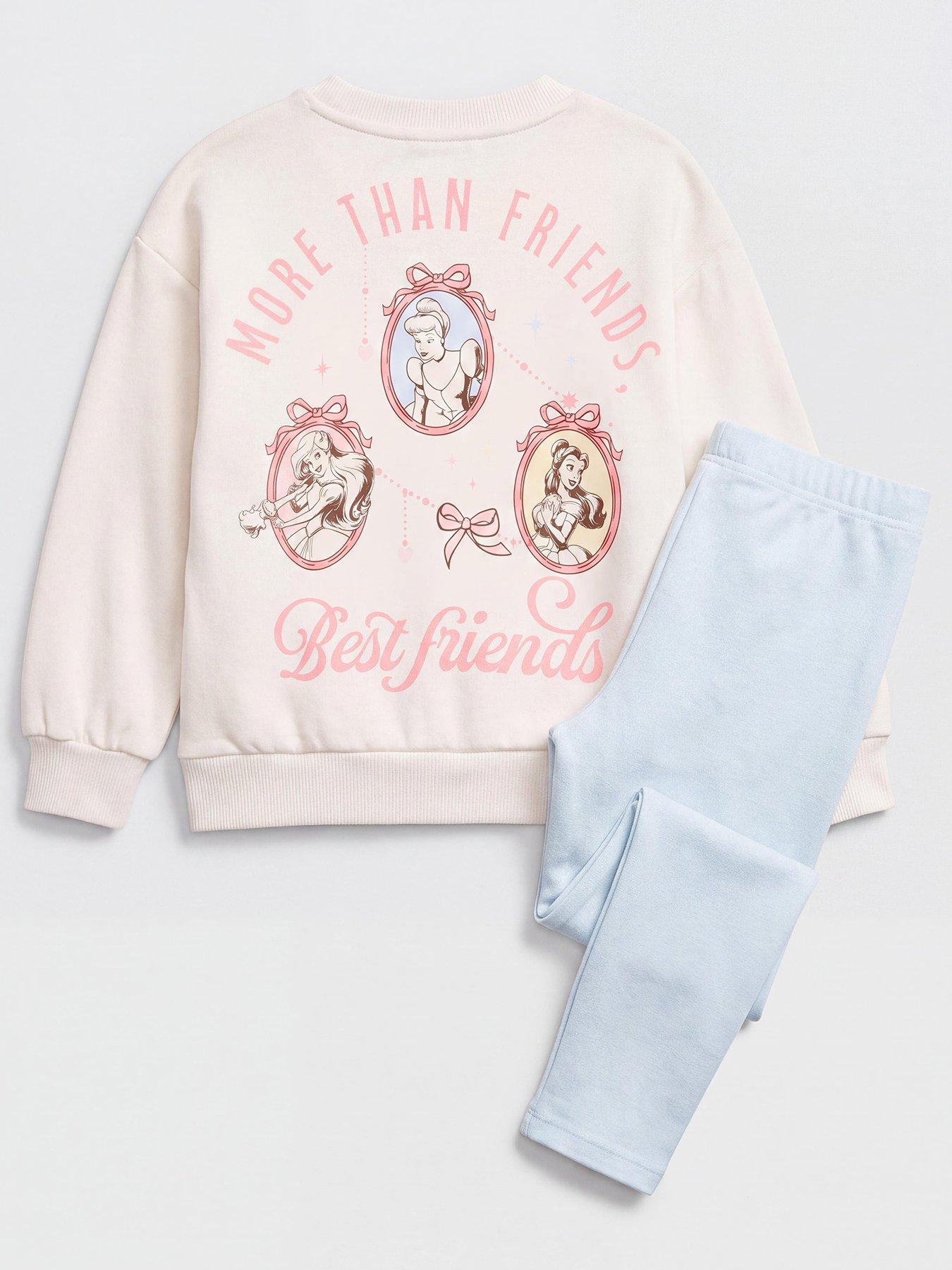 The Very Collection Disney Princess Castle Legging Sweat Set - Blue