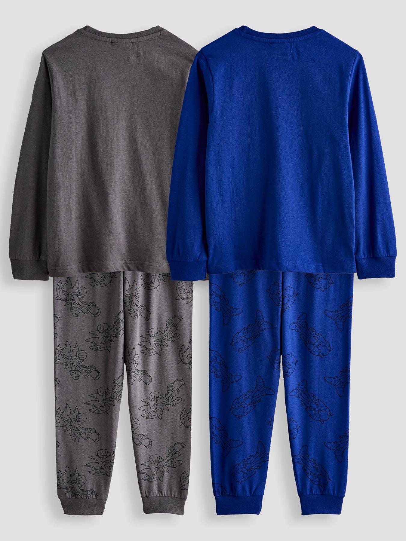 Image 2 of 4 of The Very Collection 2 Pack Sonic &amp; Shadow Pyjamas - Blue/Grey