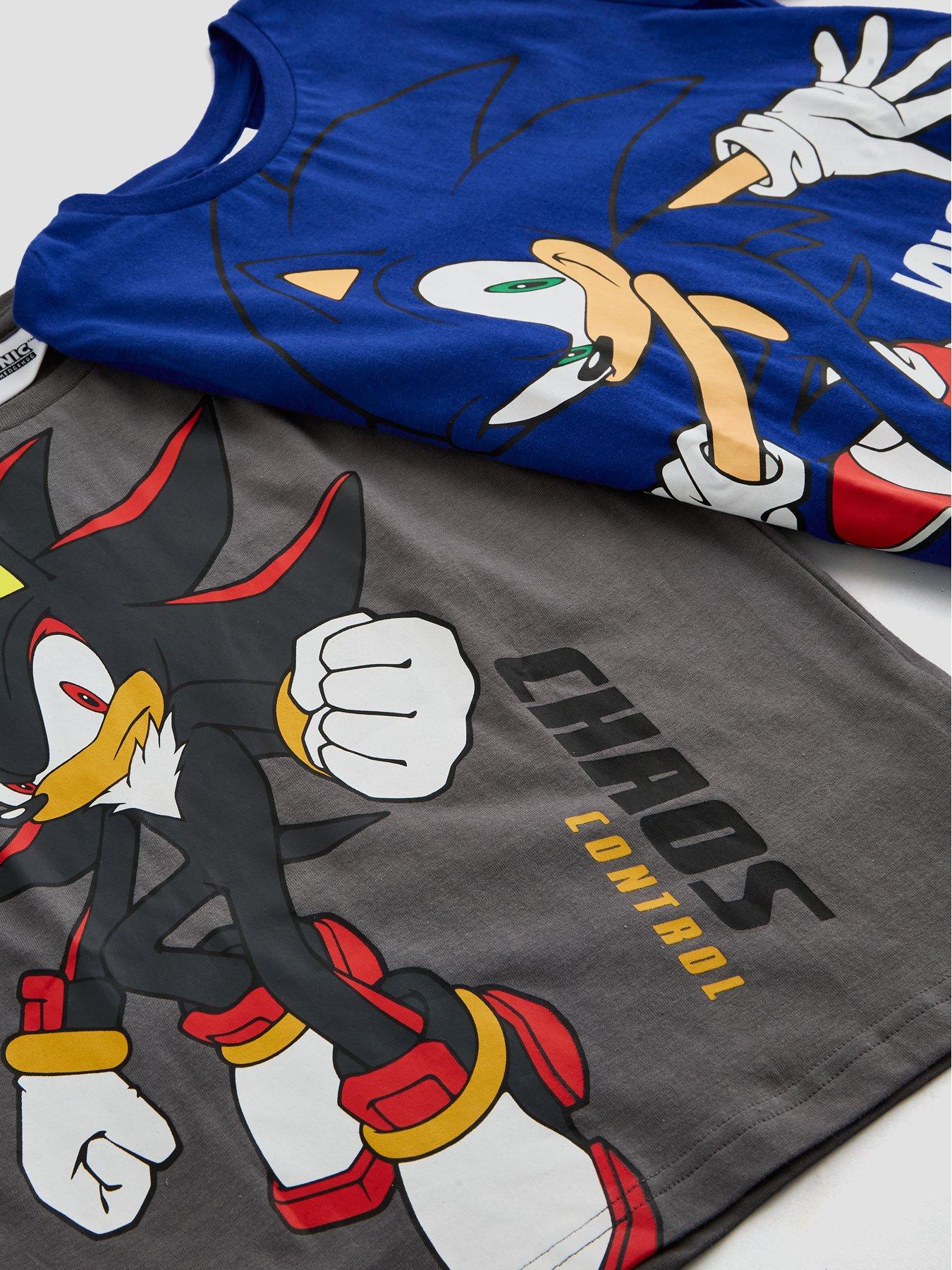 Image 3 of 4 of The Very Collection 2 Pack Sonic &amp; Shadow Pyjamas - Blue/Grey