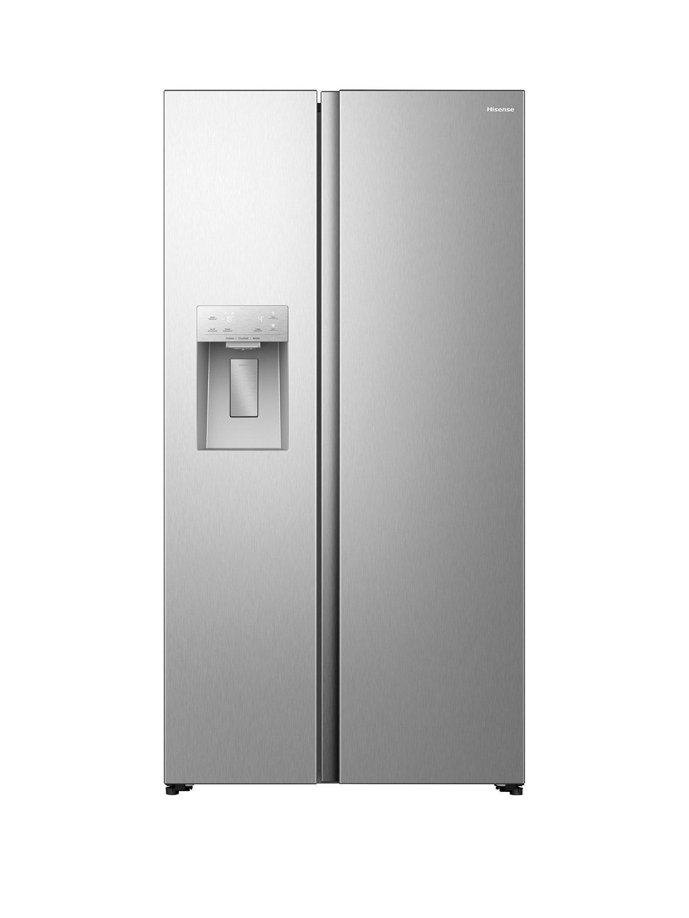 Image 1 of 7 of Hisense RS5P528STIC American Side- By-Side with Water &amp; Ice dispenser - C Rated - Stainless