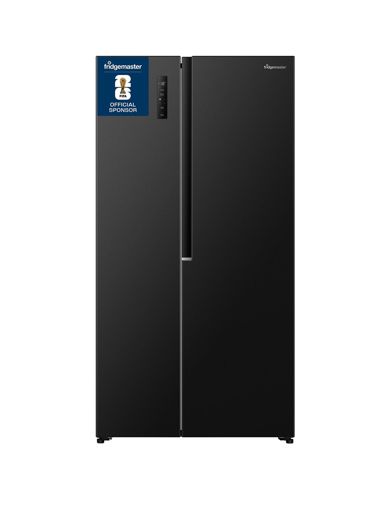 Image 1 of 7 of Fridgemaster Fridgemaster MS91558EB American Side By Side &nbsp;Black- E Rated