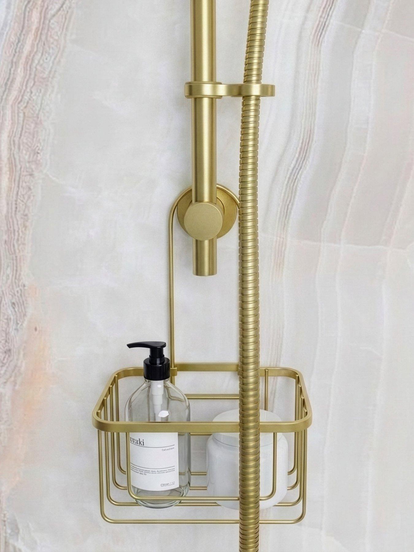 Croydex Gold Hook Over Shower Caddy
