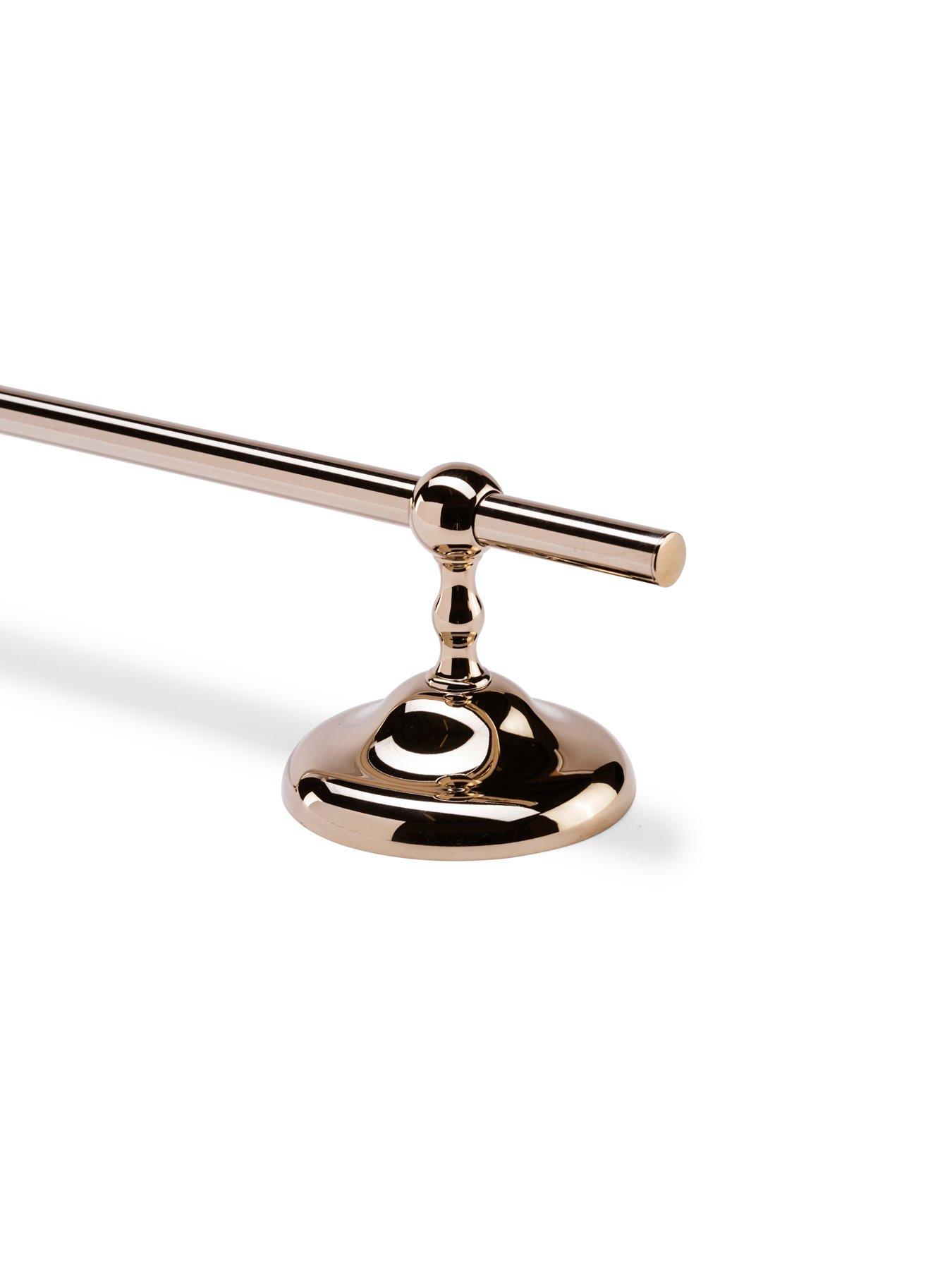 Image 3 of 5 of Croydex Flexi-fix Grosvenor Gold Towel Rail