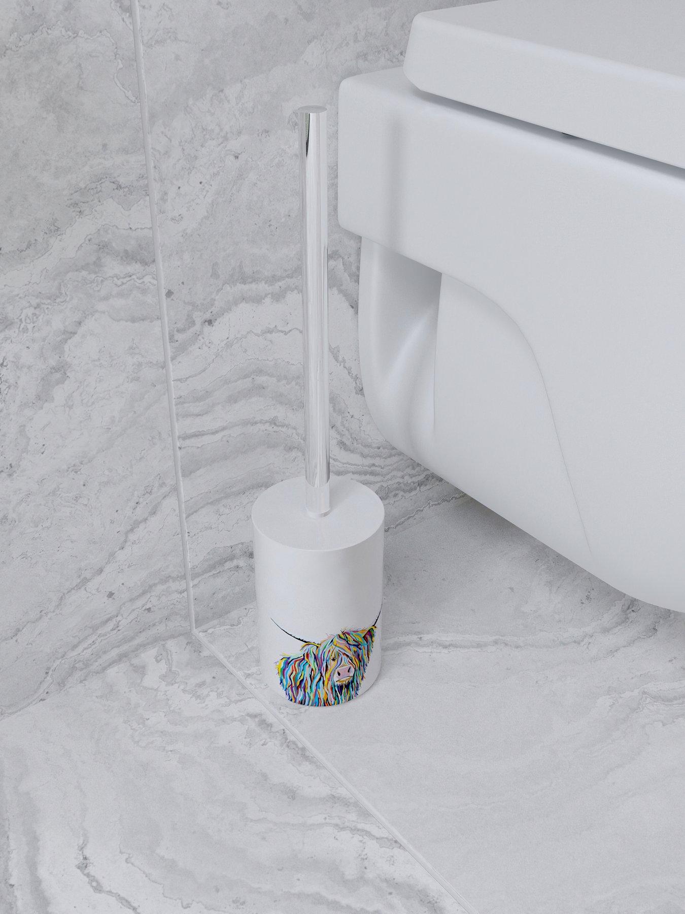 Image 1 of 4 of Croydex Steven Brown Angus Mccoo Toilet Brush & Holder