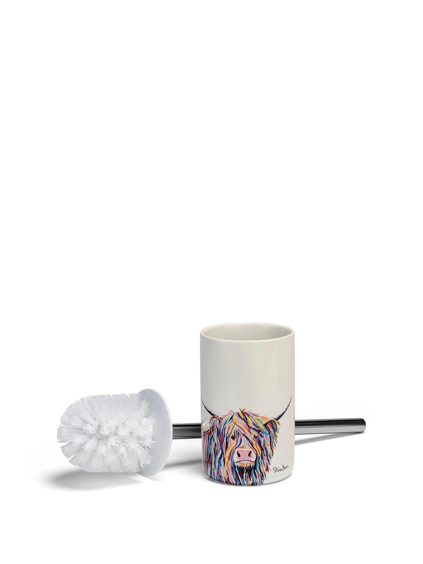 Image 2 of 4 of Croydex Steven Brown Angus Mccoo Toilet Brush & Holder