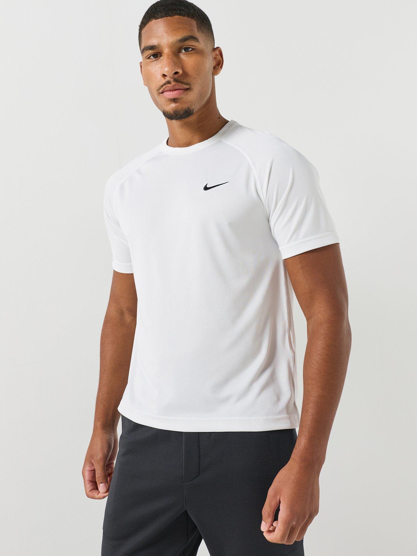 Image 1 of 5 of Nike Nike Mens Dri-Fit Hyverse Flex Short Sleeve T-Shirt - White